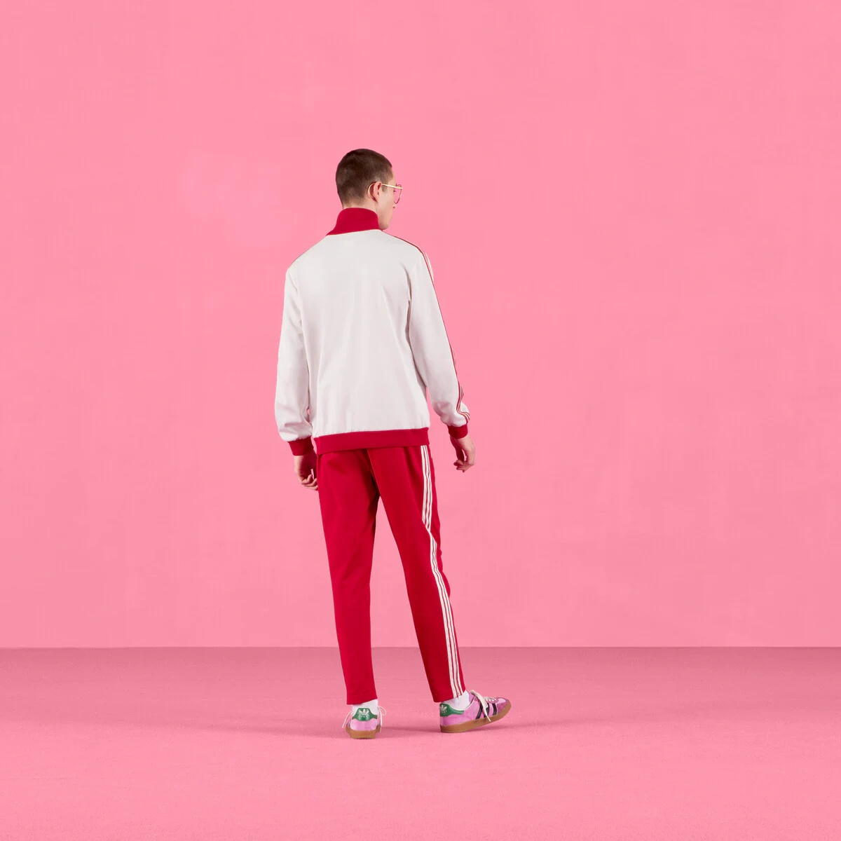 adidas x Gucci cotton jersey jacket - 3
