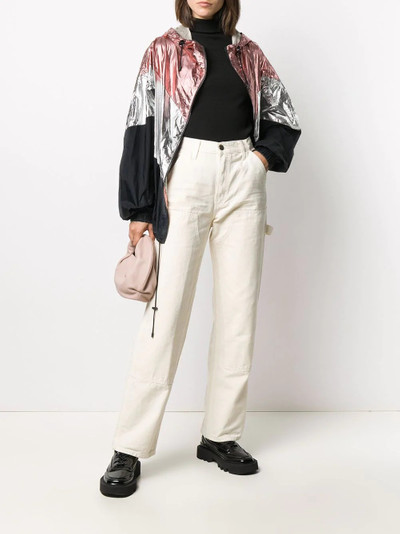 Isabel Marant contrast-panel hooded jacket outlook