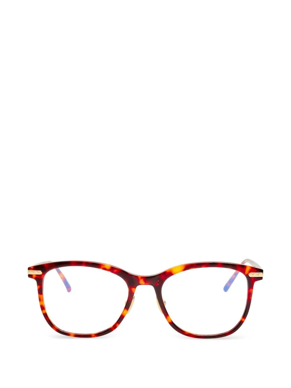 square-frame glasses - 1
