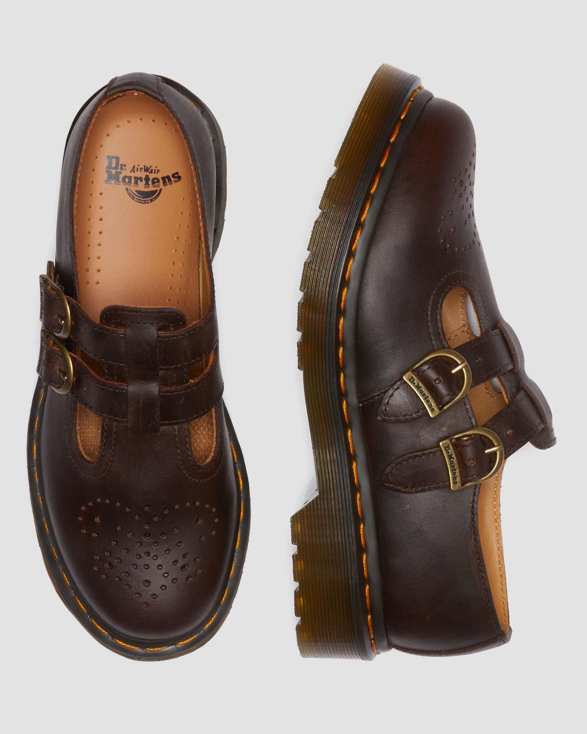 8065 Crazy Horse Leather Mary Jane Shoes - 10