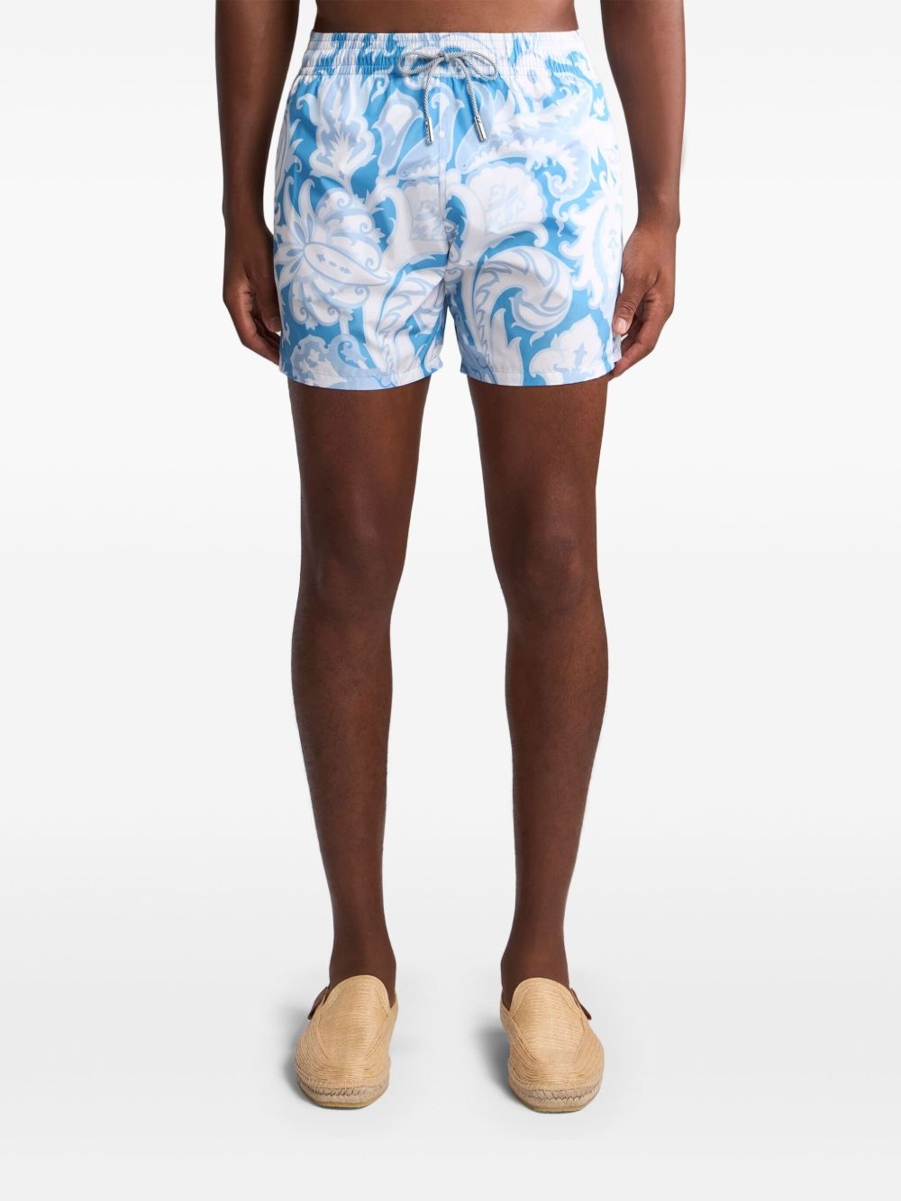 floral-print swim shorts - 3