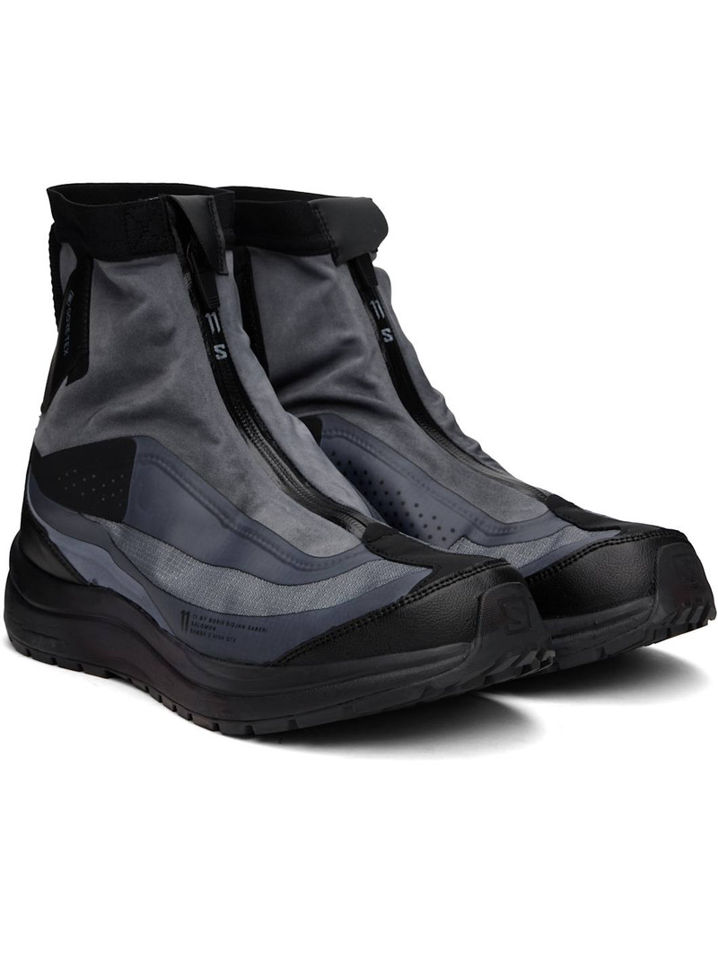 Black & Gray Salomon Edition Bamba 2 High GTX V2 Sneakers 4