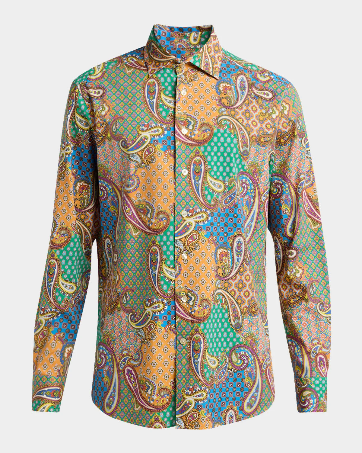 Men's Bandana Multi-Pattern Shirt - 1
