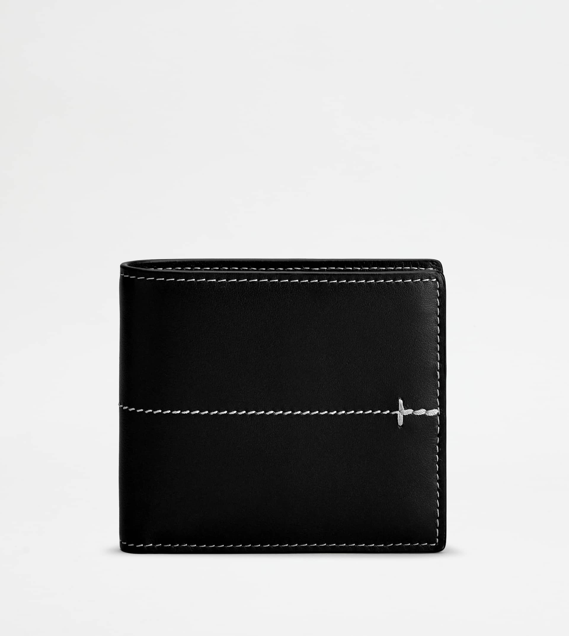 WALLET IN LEATHER - BLACK - 1
