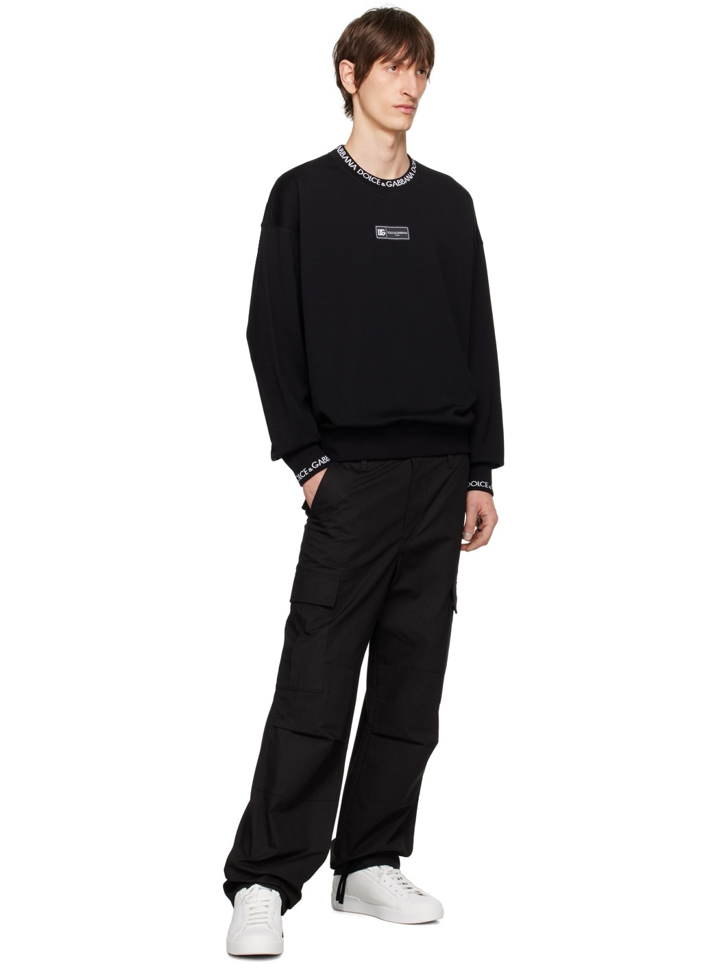 Black Crewneck Sweater - 4