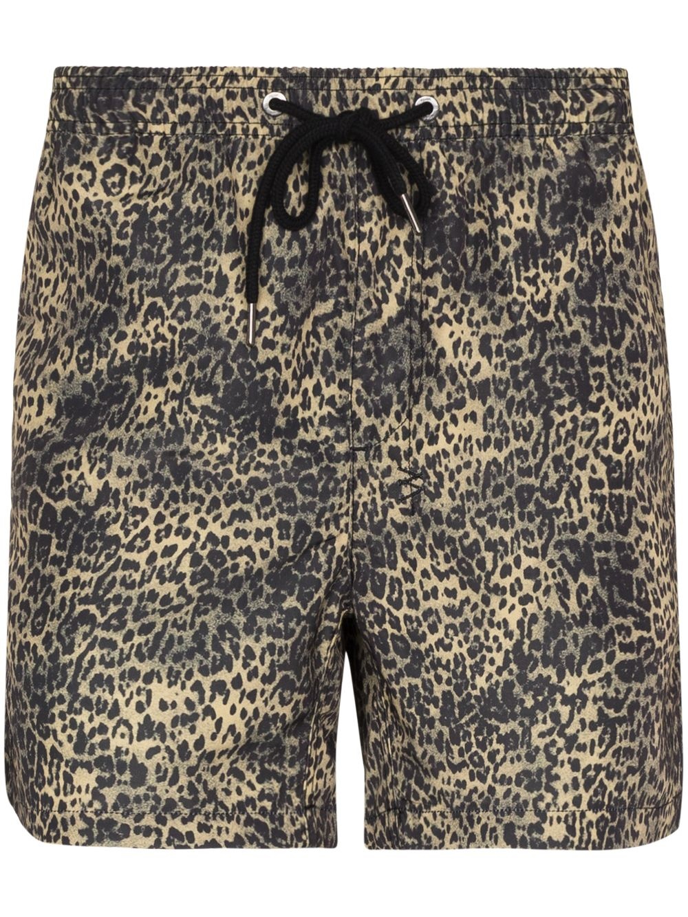 leopard-print swim shorts - 1