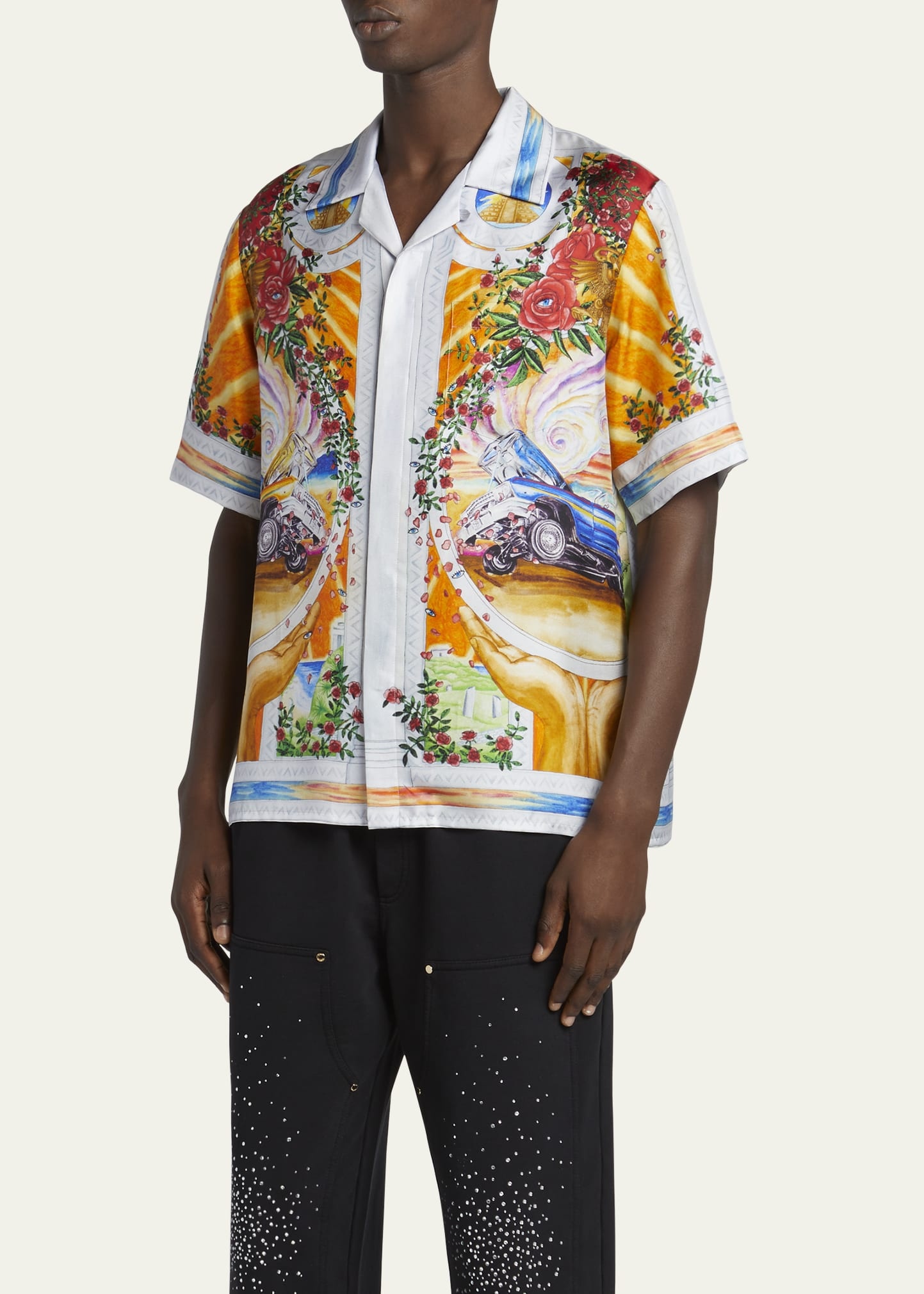 Men's Lowriders Silk Sport Shirt - 4