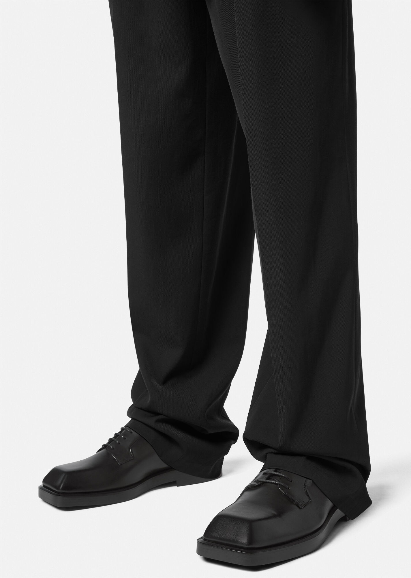 Squared Derby Shoes - 5