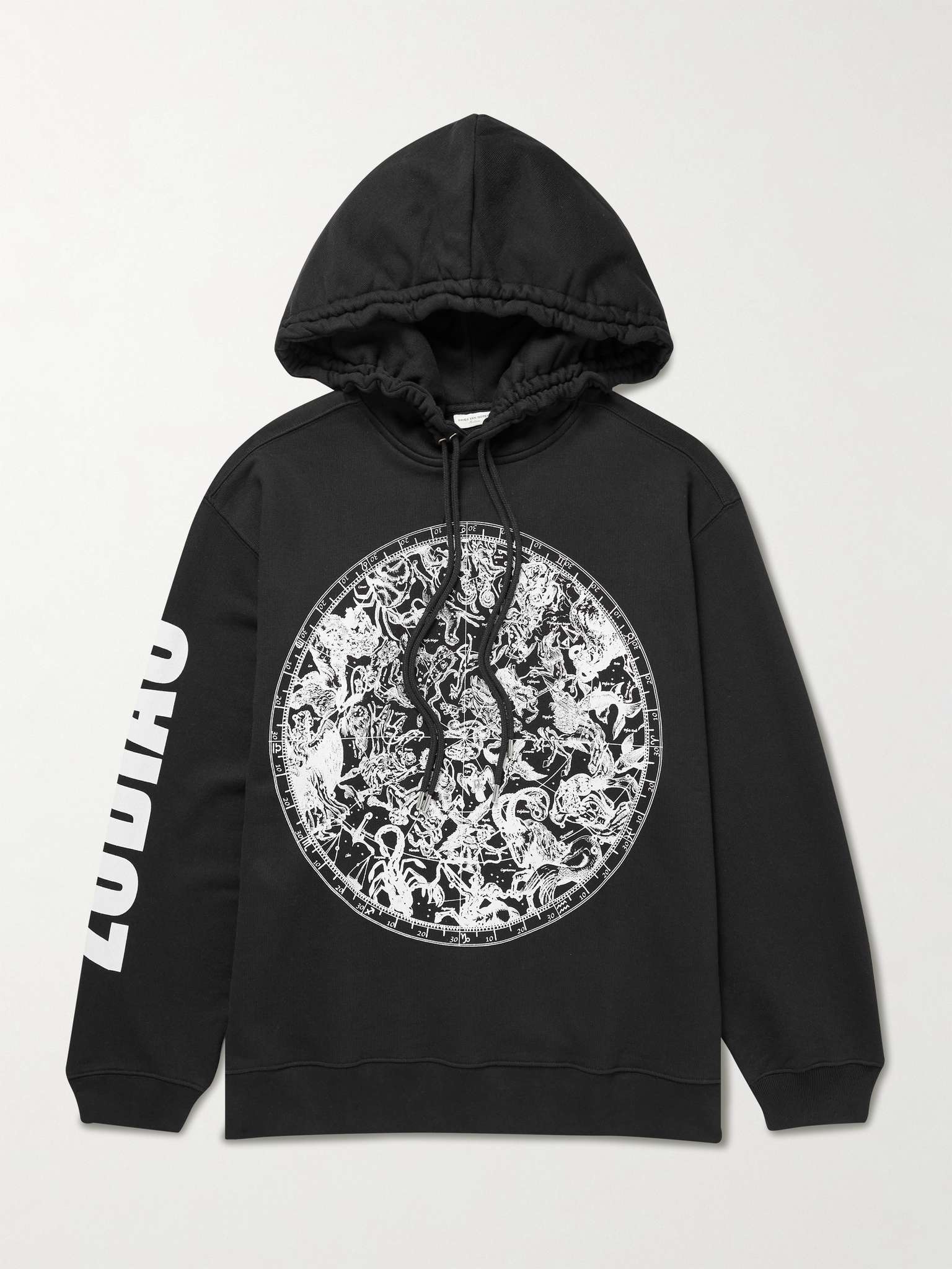 Printed Cotton-Jersey Hoodie - 1