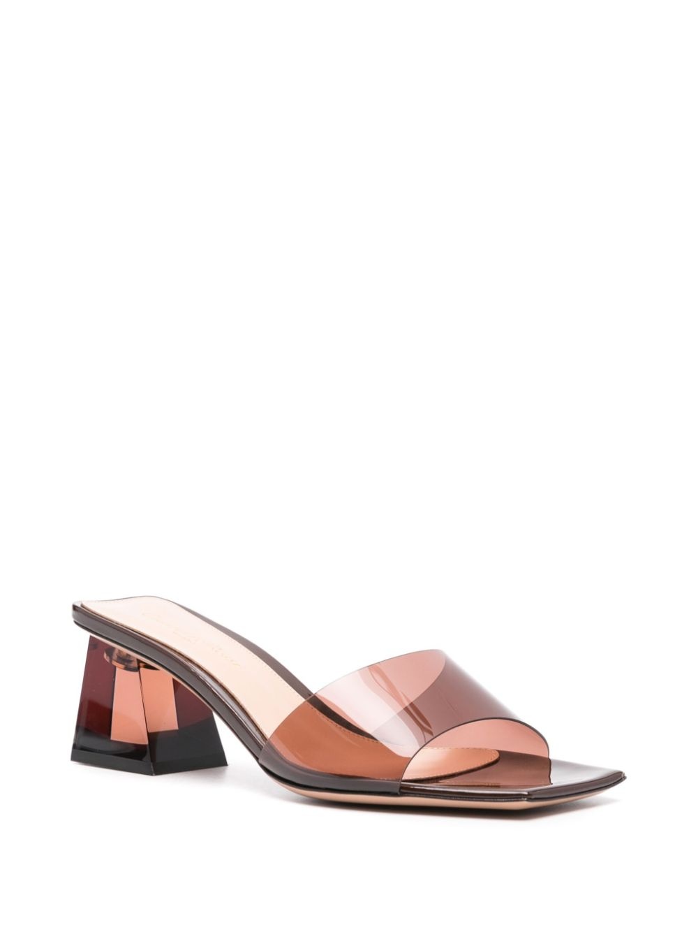 Cosmic patent leather heel mules - 4