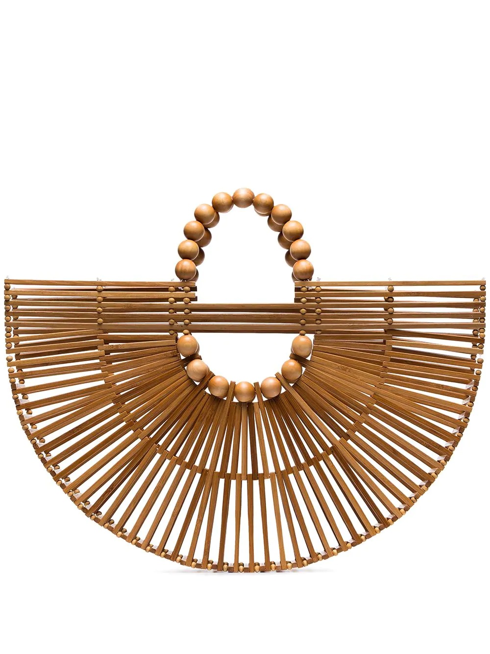 X Adriana Degreas wooden fan tote bag - 1