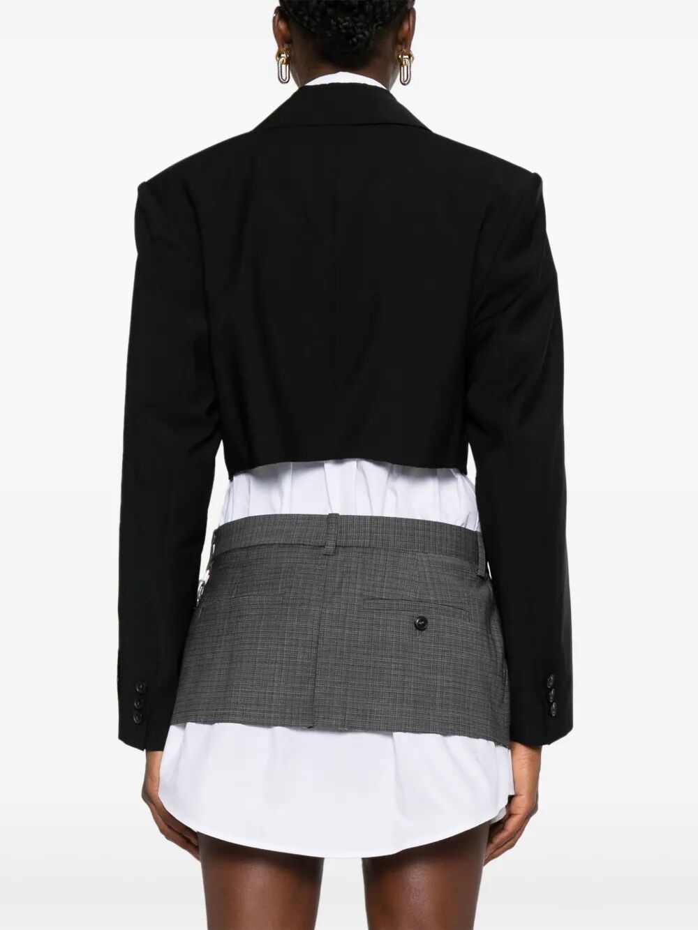Alexander Wang Women Cropped Blazer With Chain - 5
