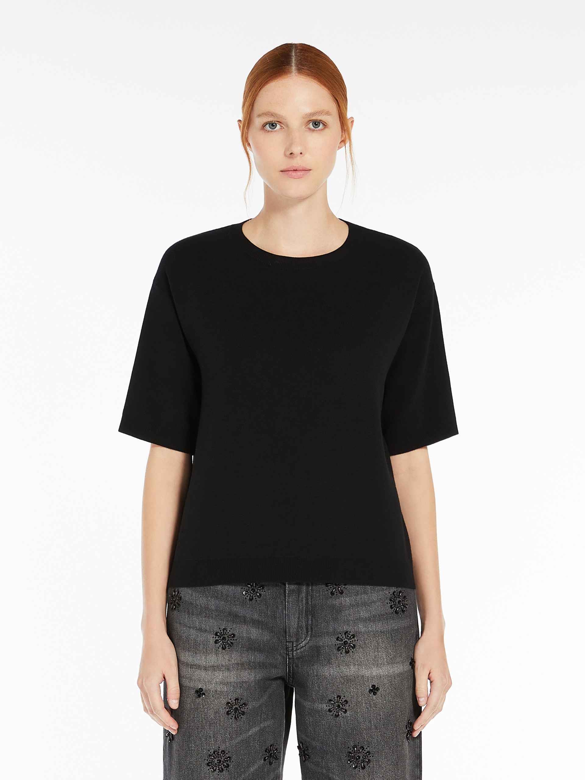 ZUFOLO Jacquard viscose knit T-shirt - 3
