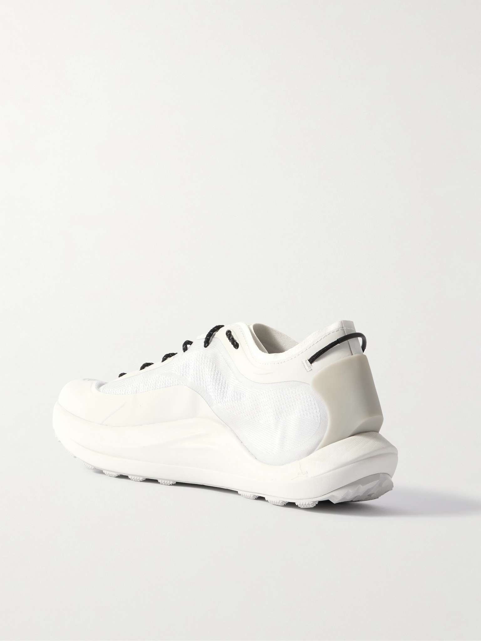 【ROA】Sella Leather and Mesh Sneakers Roa Sella Leather And Mesh Sneakers In Black | ModeSens