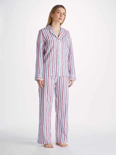Derek Rose Women's Pyjamas Capri 22 Cotton Batiste Multi outlook