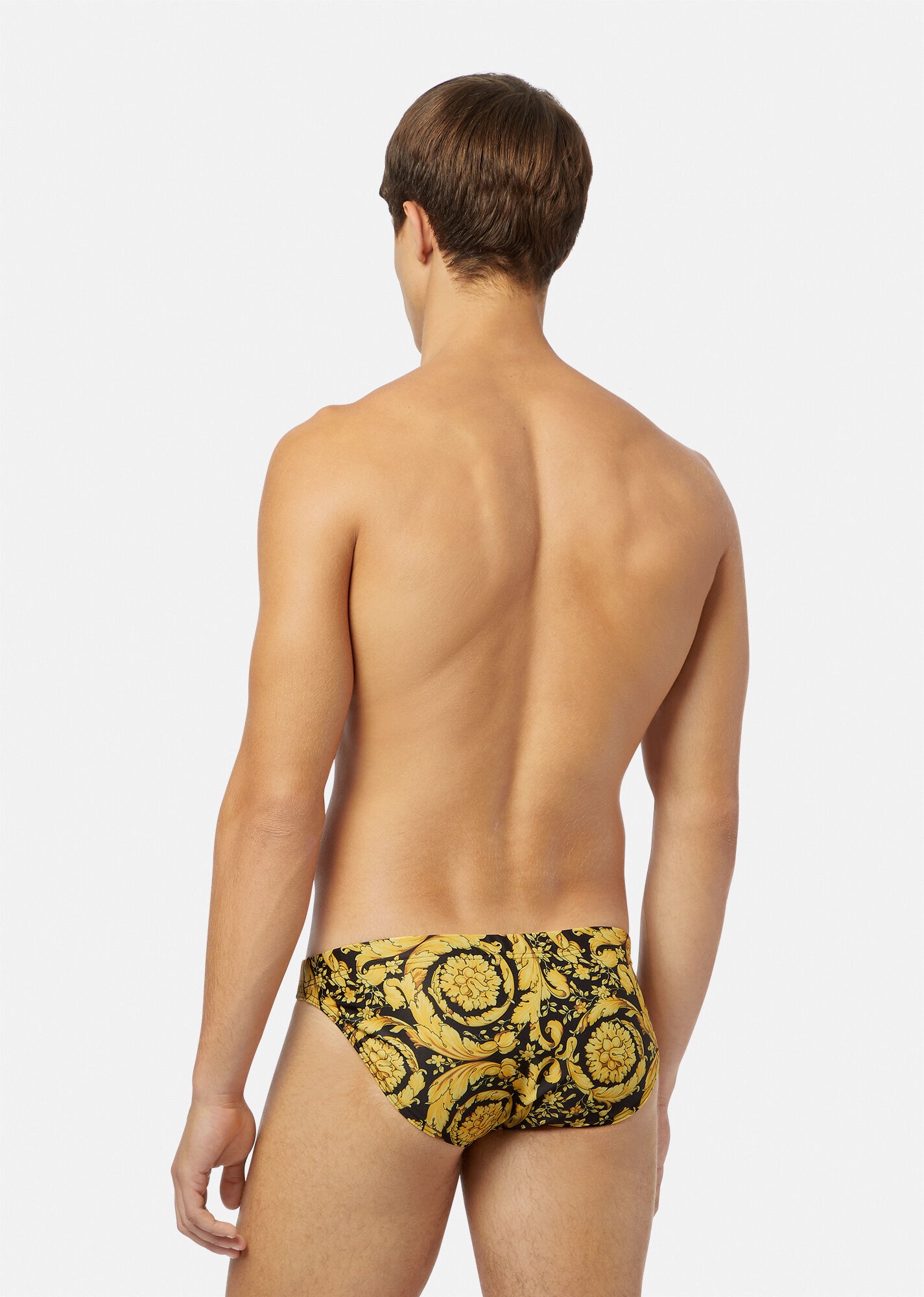 Barocco Print Swim Briefs - 3