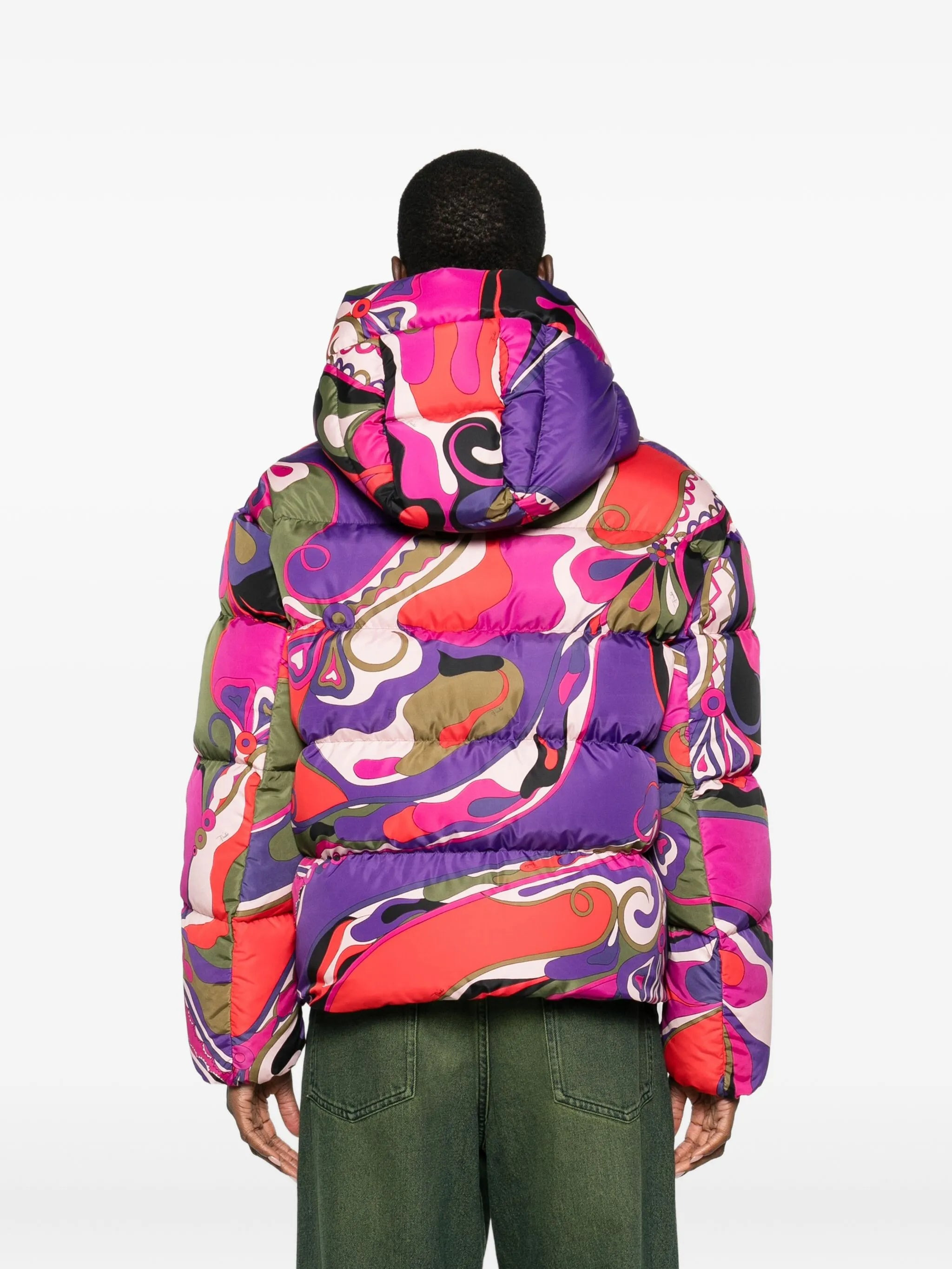 Pucci Abstract-print Puffer Jacket - 4
