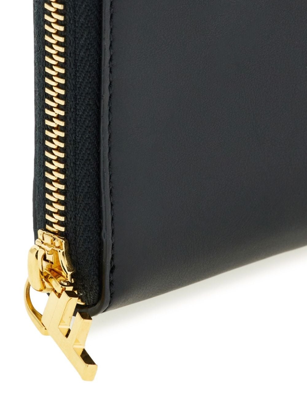 logo-stamp leather wallet - 5