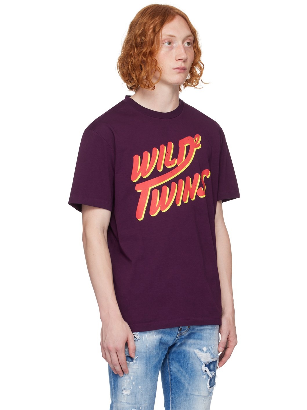 Purple 'Wild Twins' T-Shirt - 2