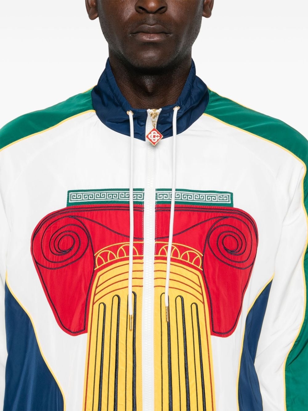 embroidered windbreaker - 5