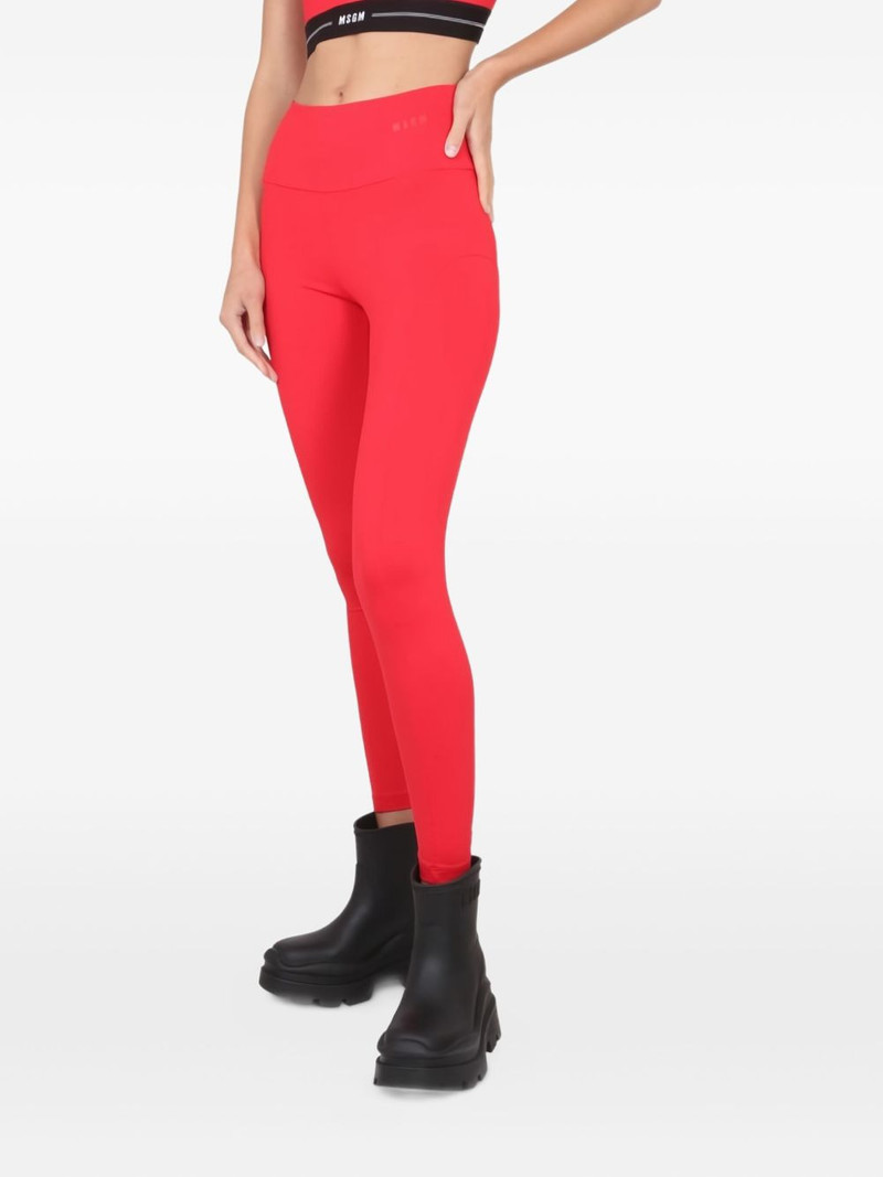MSGM logo-print leggings outlook