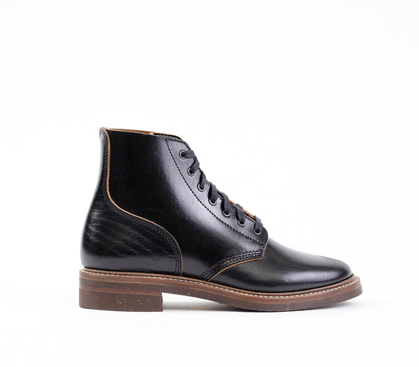LK-017 M-43 Service Shoes Shinki Hikaku Horsebutt Black - 4