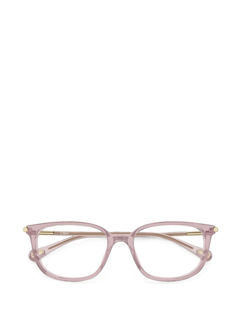 geometric-frame glasses - 1