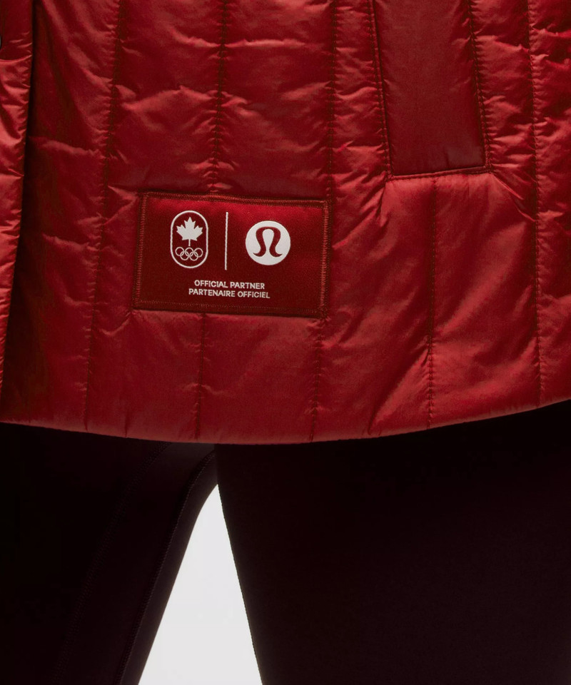 Team Canada Women's Nylon Taffeta Insulated Shacket *COC Logo 7