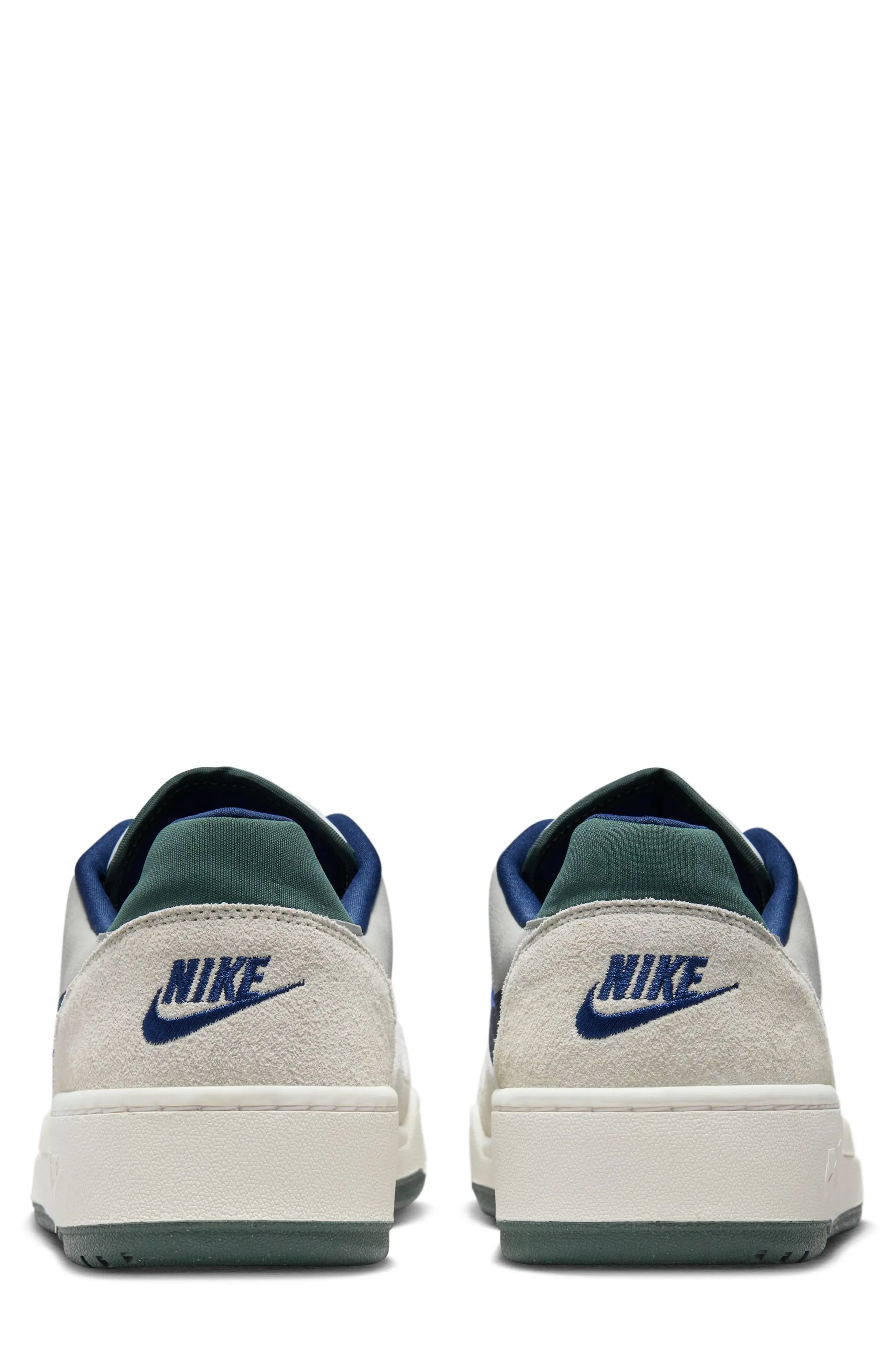 Nike Full Force Lo Sneaker in White/Midnight Navy/Iron Ore