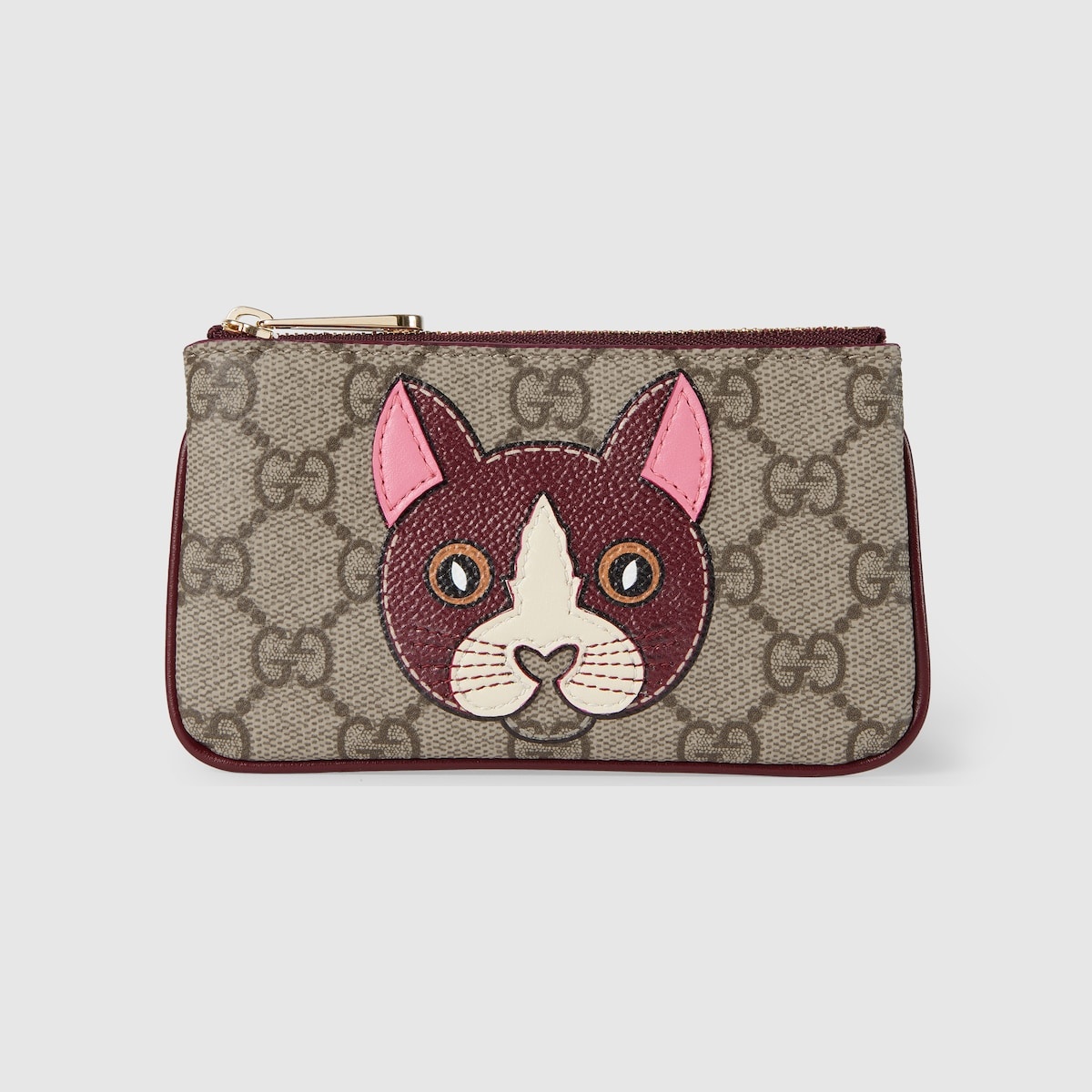 GG key case with cat detail - 4