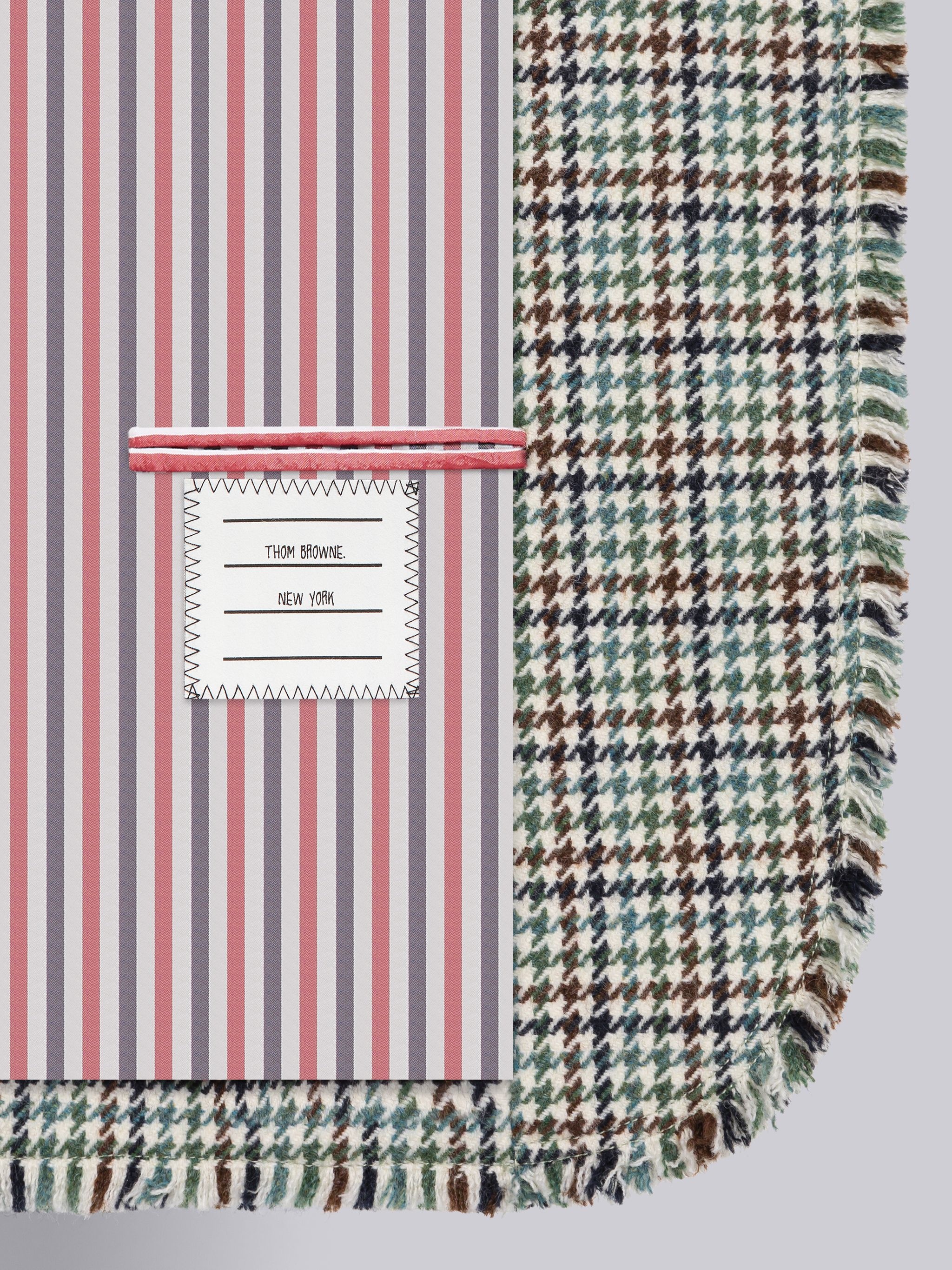 Houndstooth Sleeveless Lobster Sack Sport Coat - 6