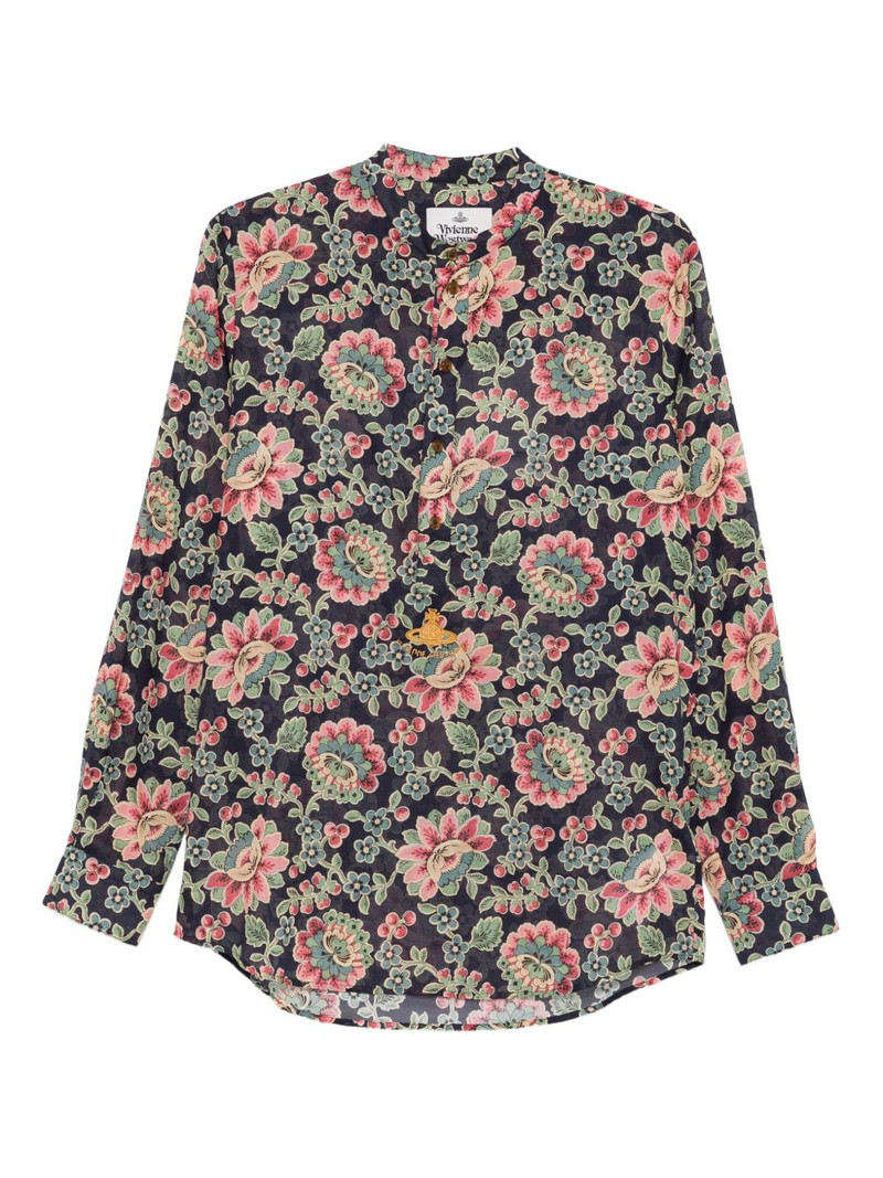 floral-print shirt 1