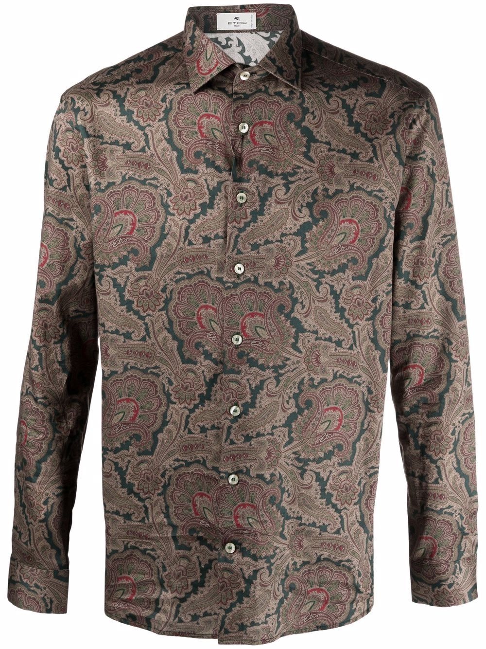 paisley print shirt - 1