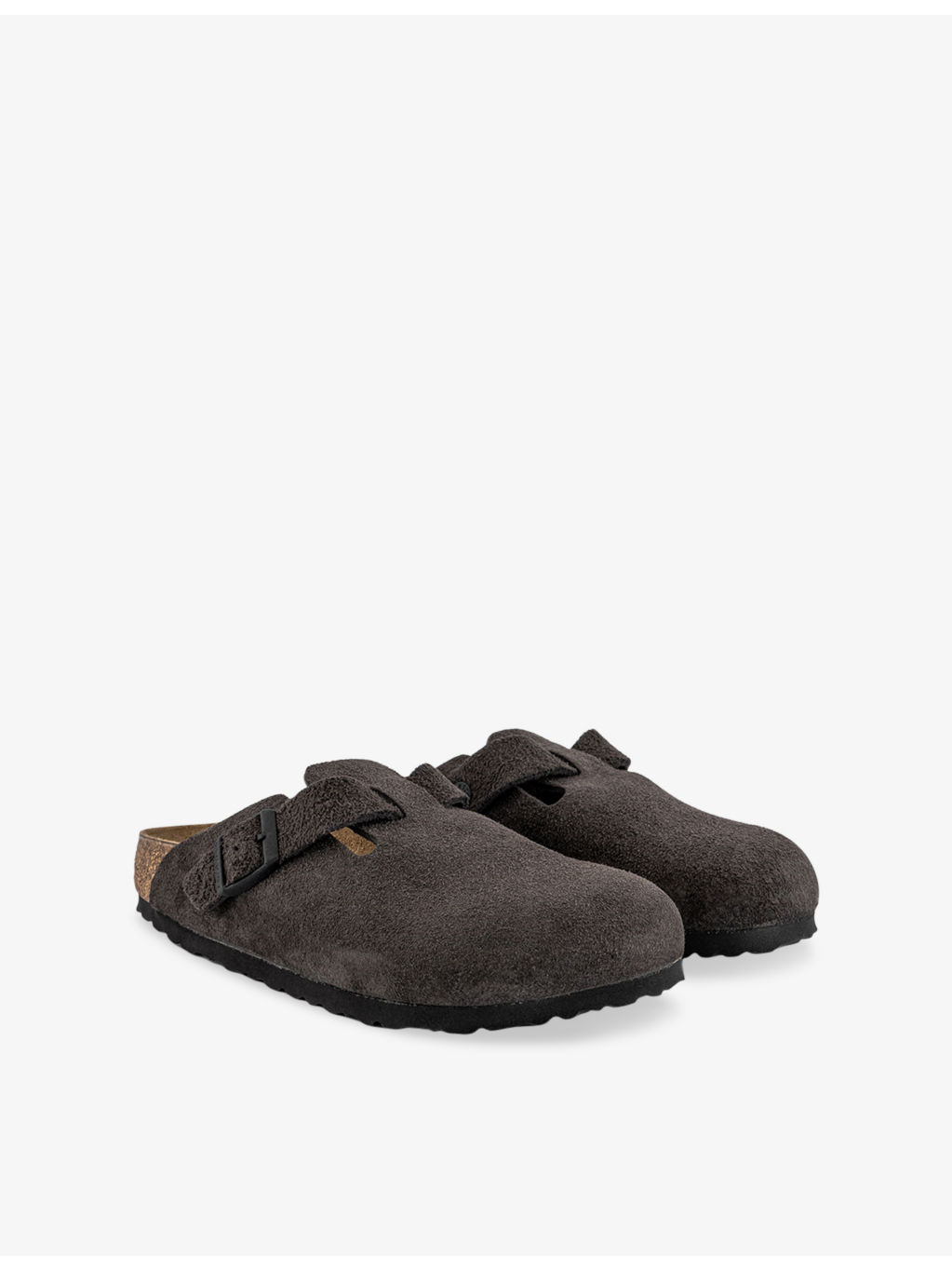 Boston Regular-Fit Suede Clogs - 3