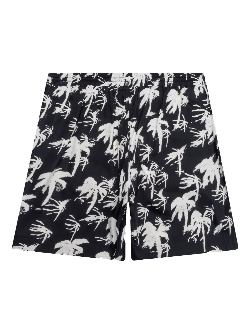 palm-tree print shorts - 2
