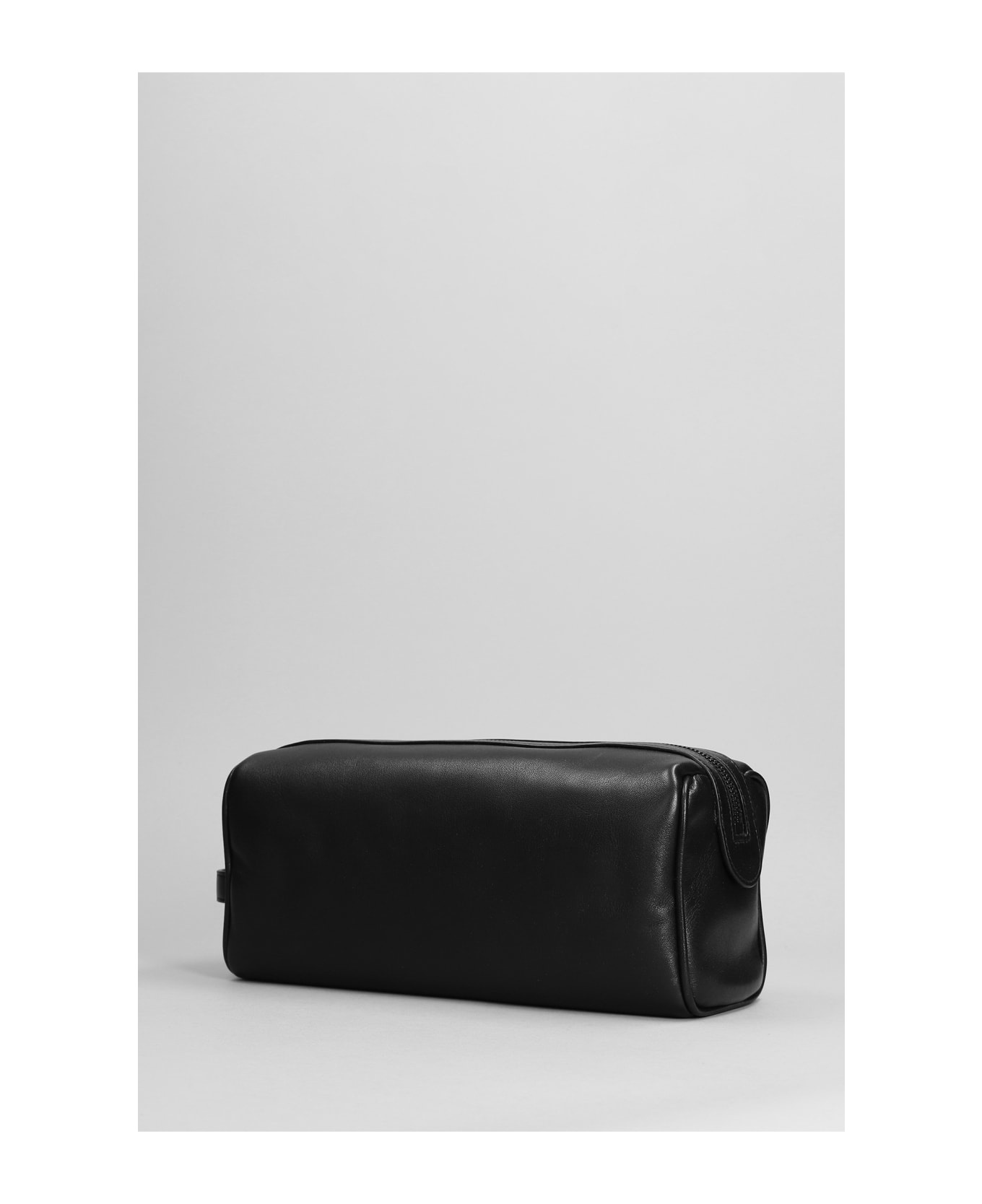 Hand Bag In Black Leather - 2