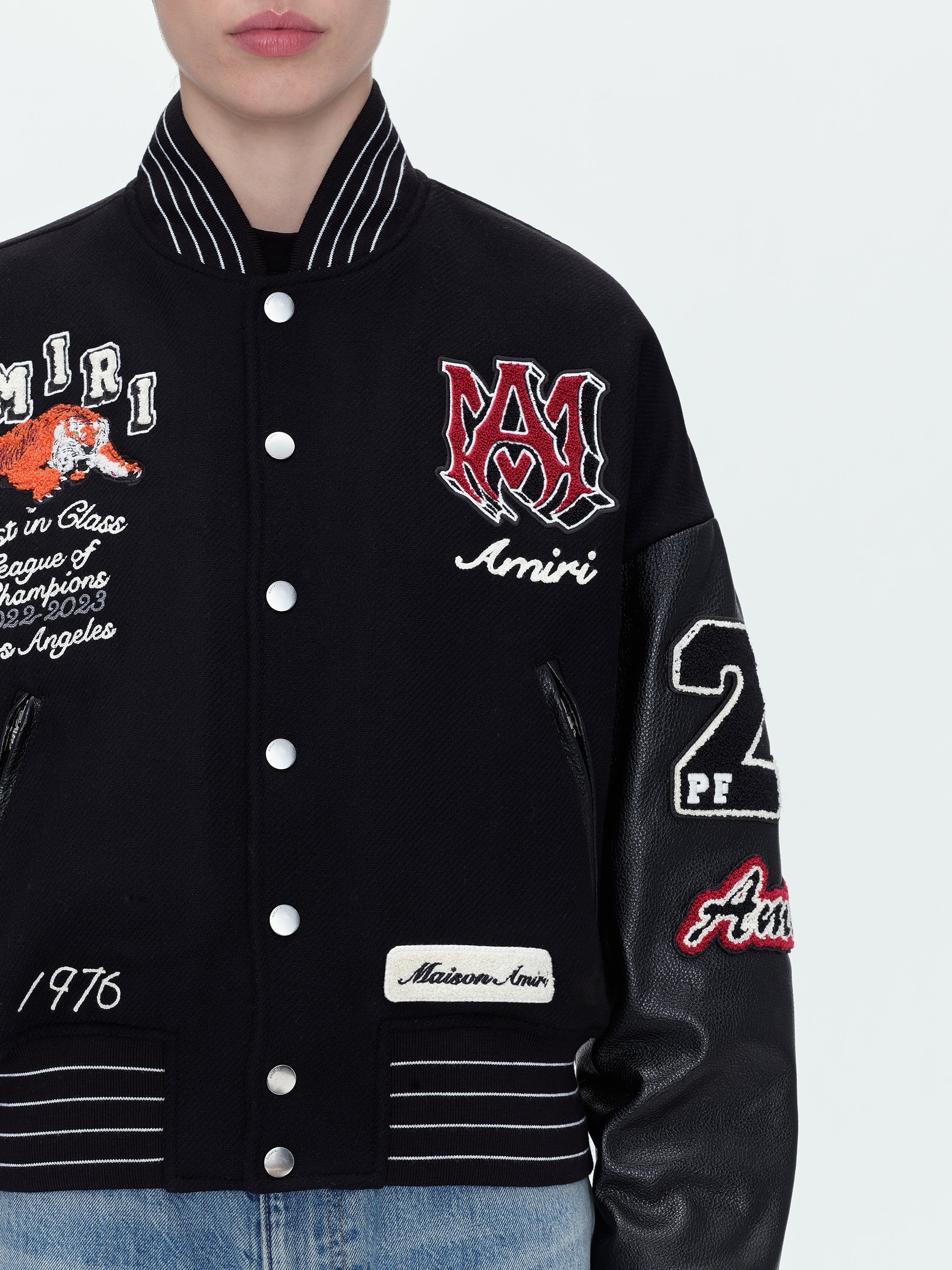 AMIRI TIGER VARSITY JACKET | REVERSIBLE