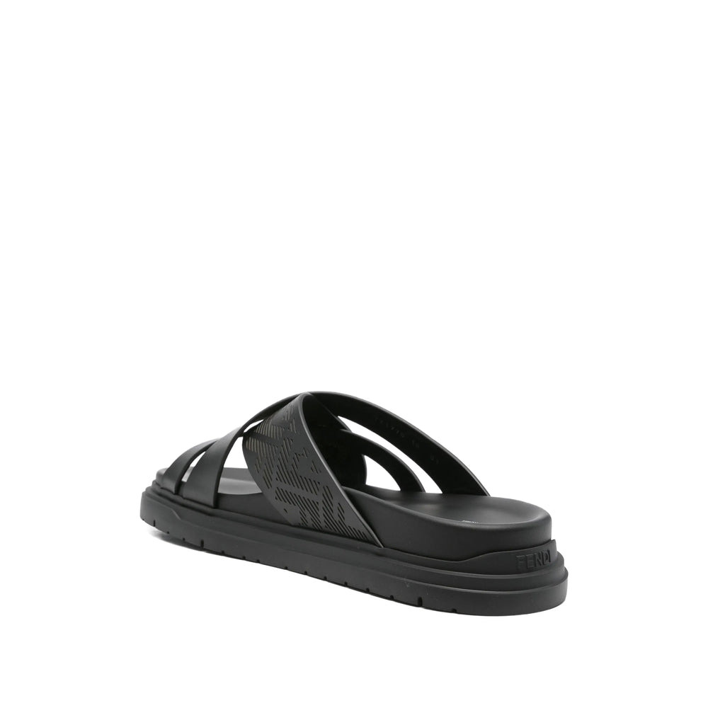 Fendi Black Sandals Men - 4