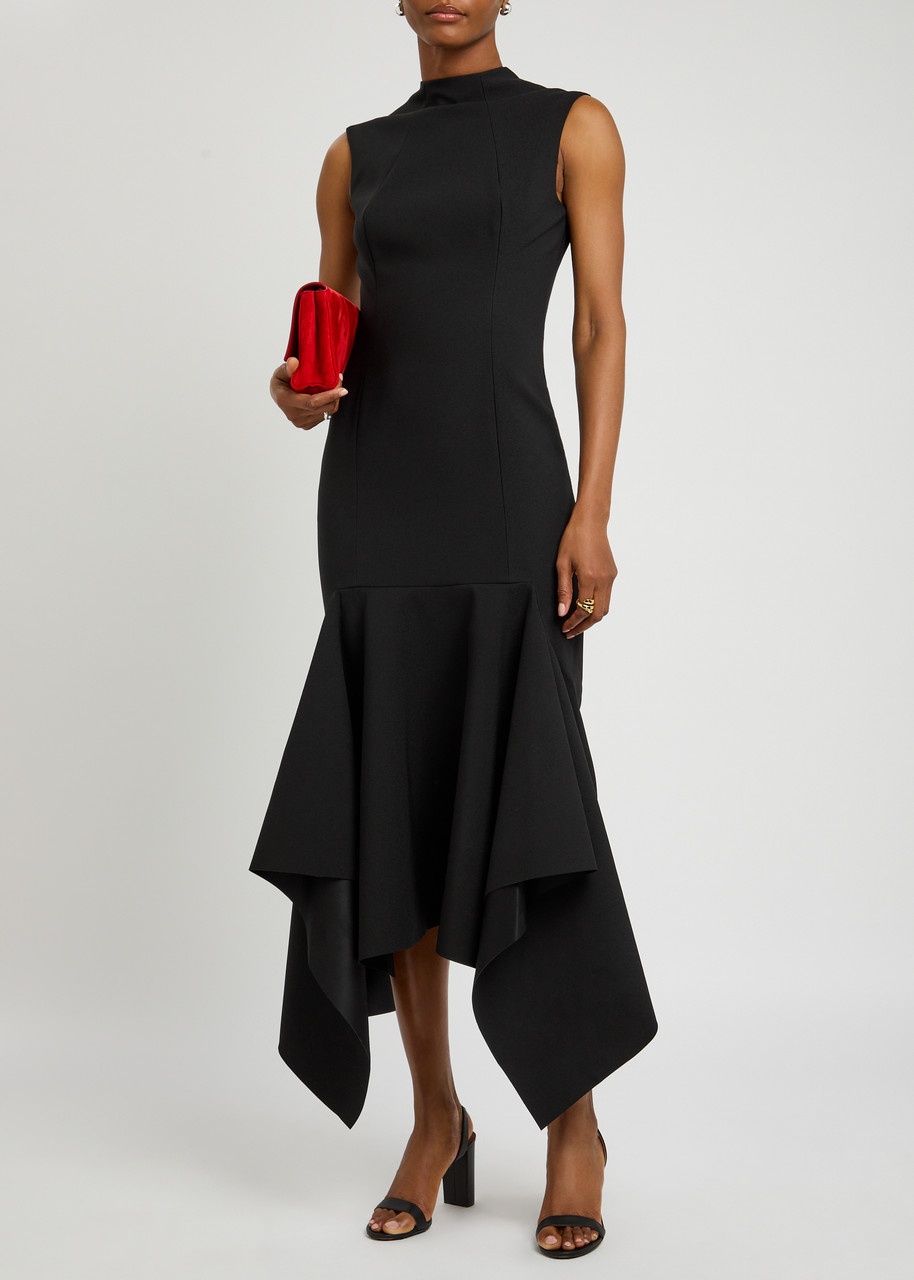 Solace London Trinity Crepe Midi Dress - 4
