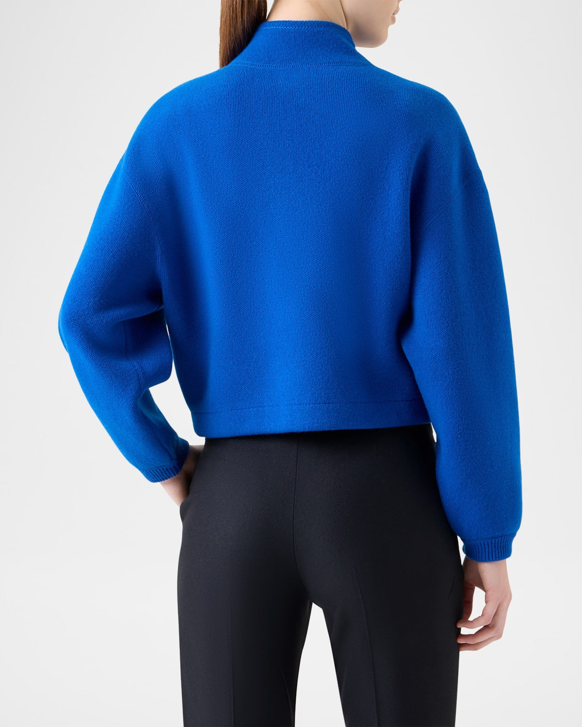 Cashmere Knit Zip Cardigan - 3