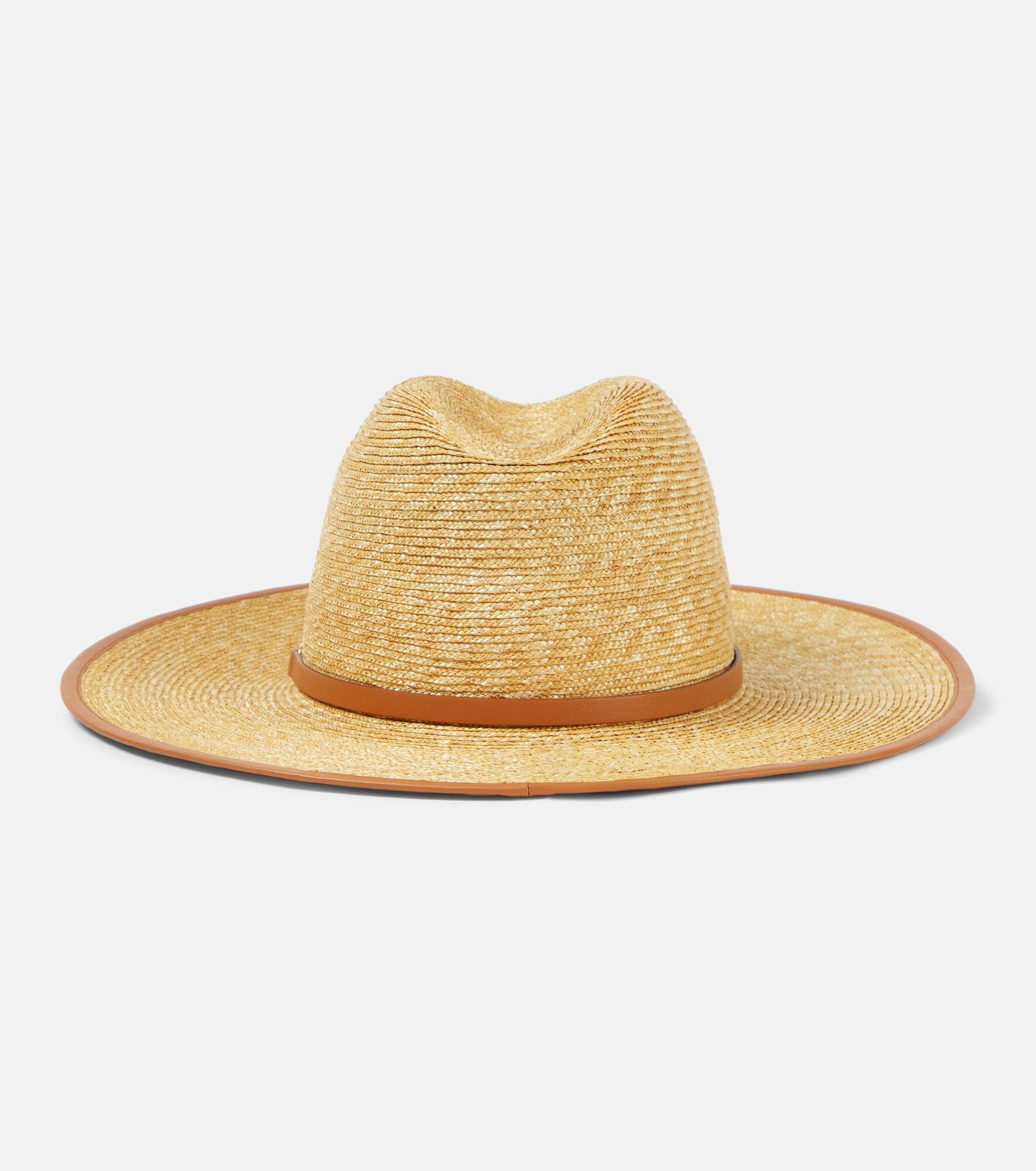 VLogo Signature straw Panama hat - 4