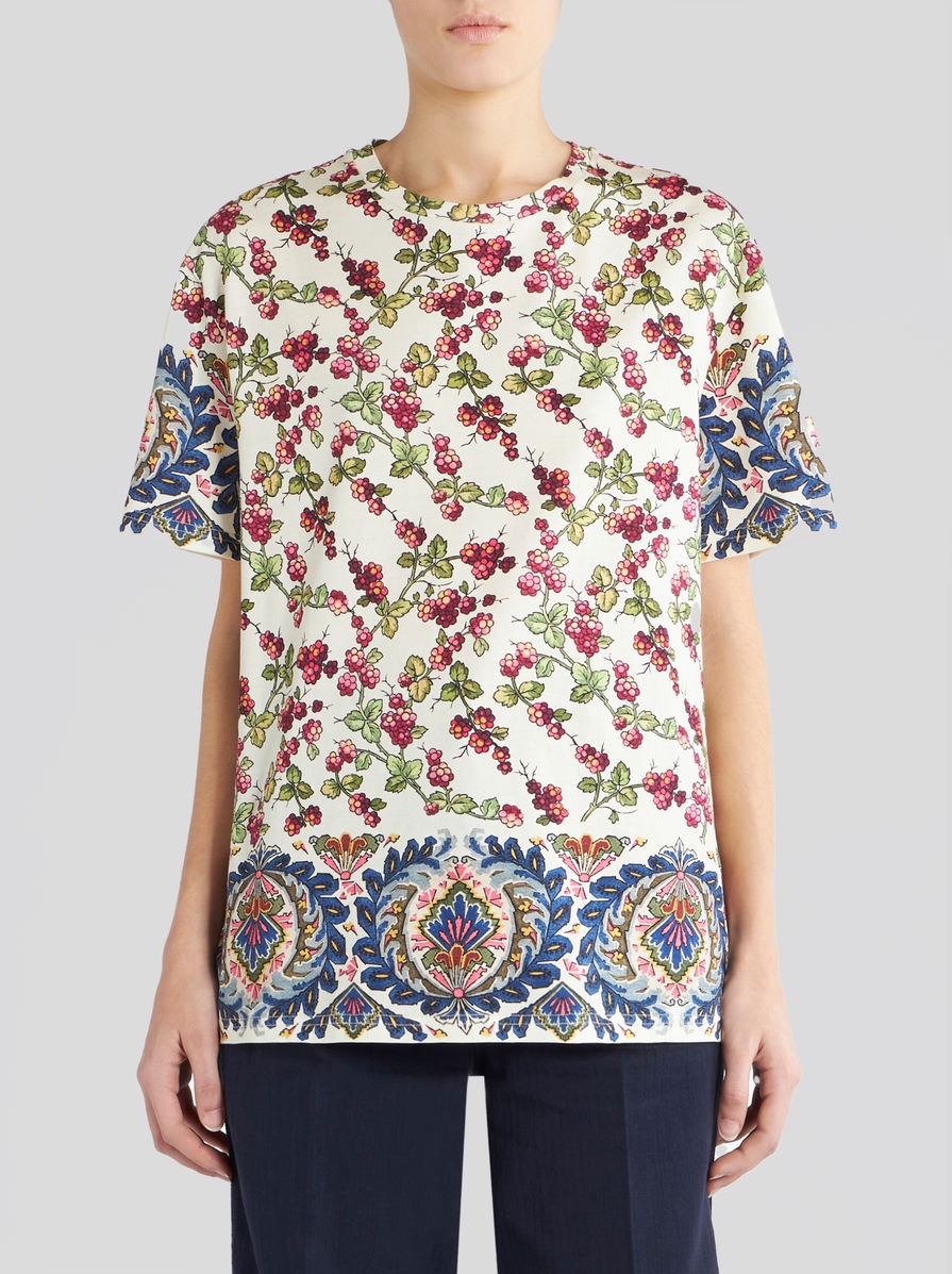 T-SHIRT WITH BERRY PATTERN - 2