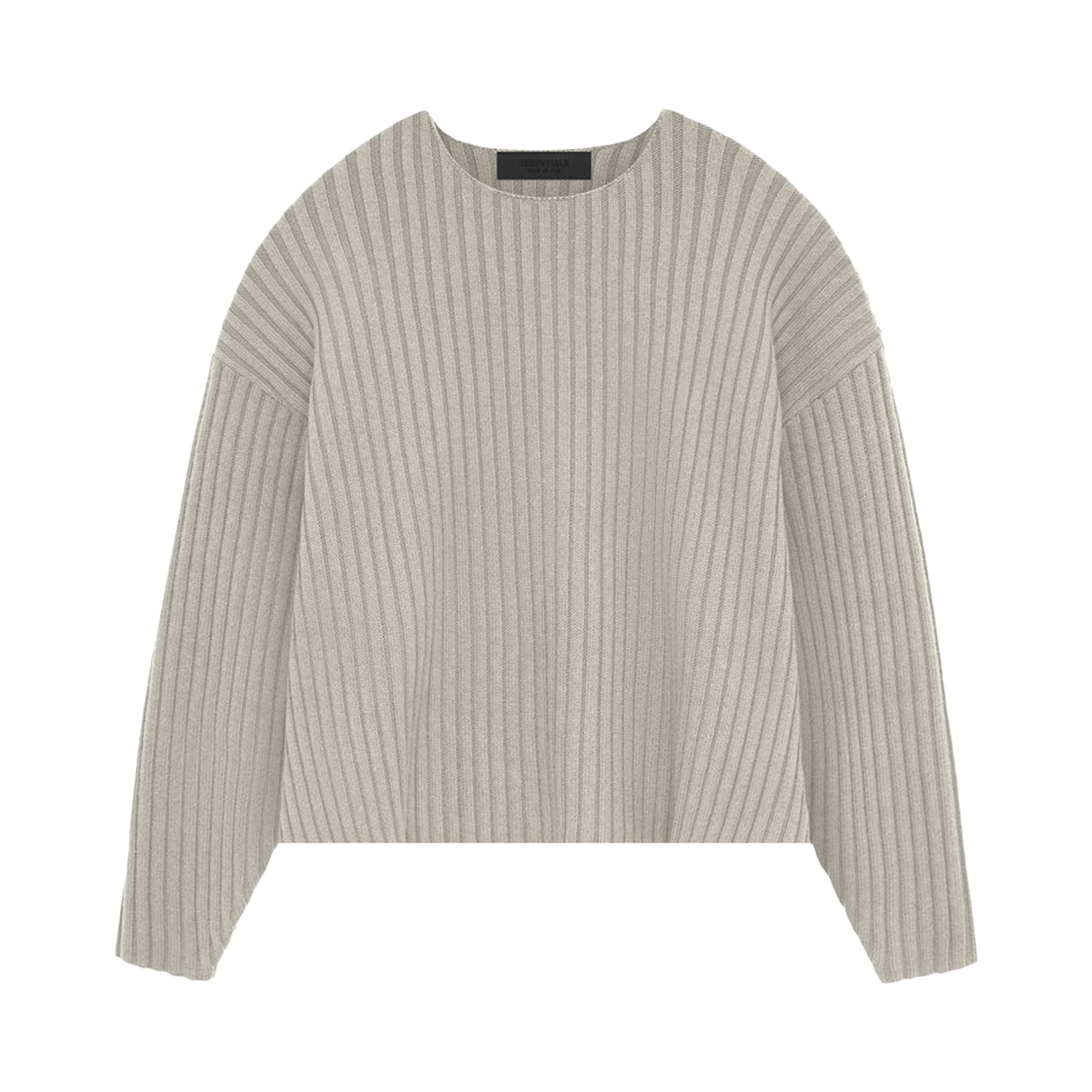 Fear of God Essentials Raw neck Sweater 'Seal' - 1