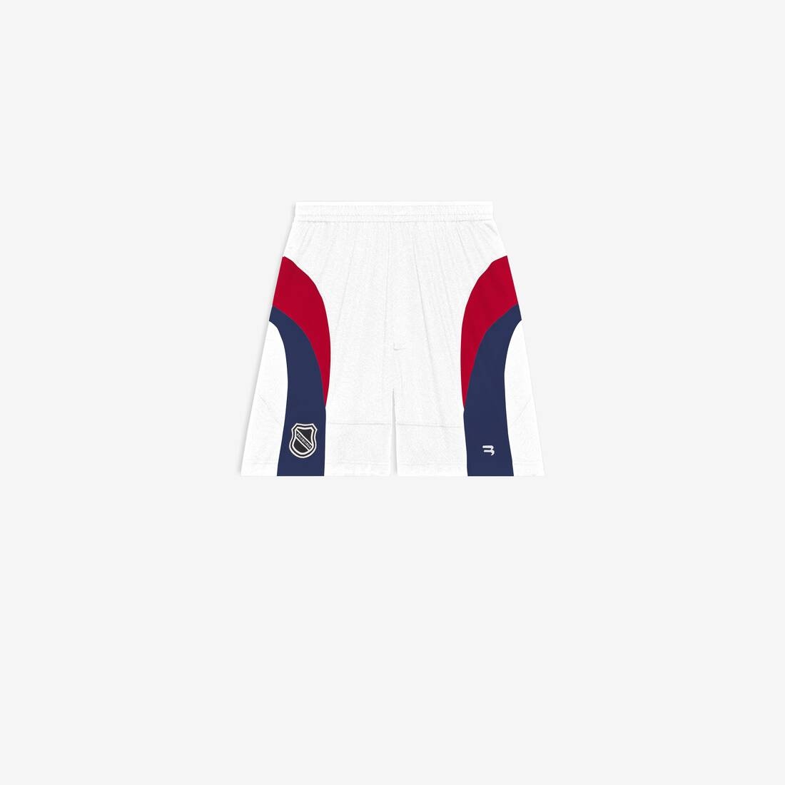 Men's Hockey Shorts in White/red - 1