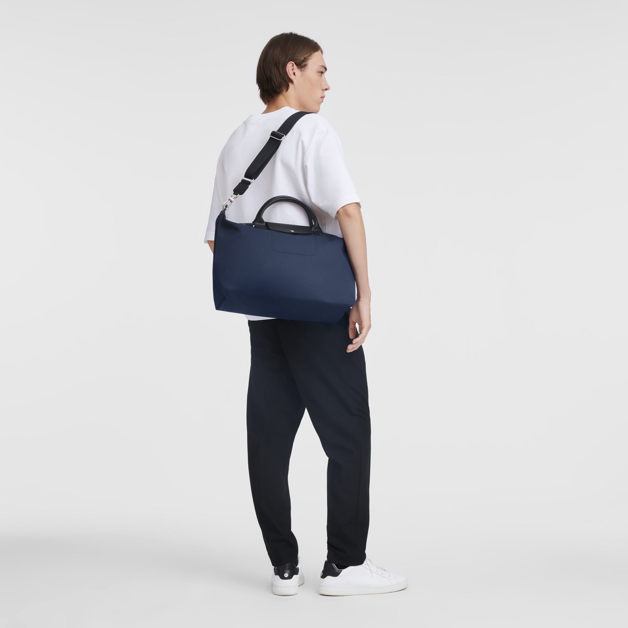 Le Pliage Energy XL Handbag Navy - Recycled canvas - 2