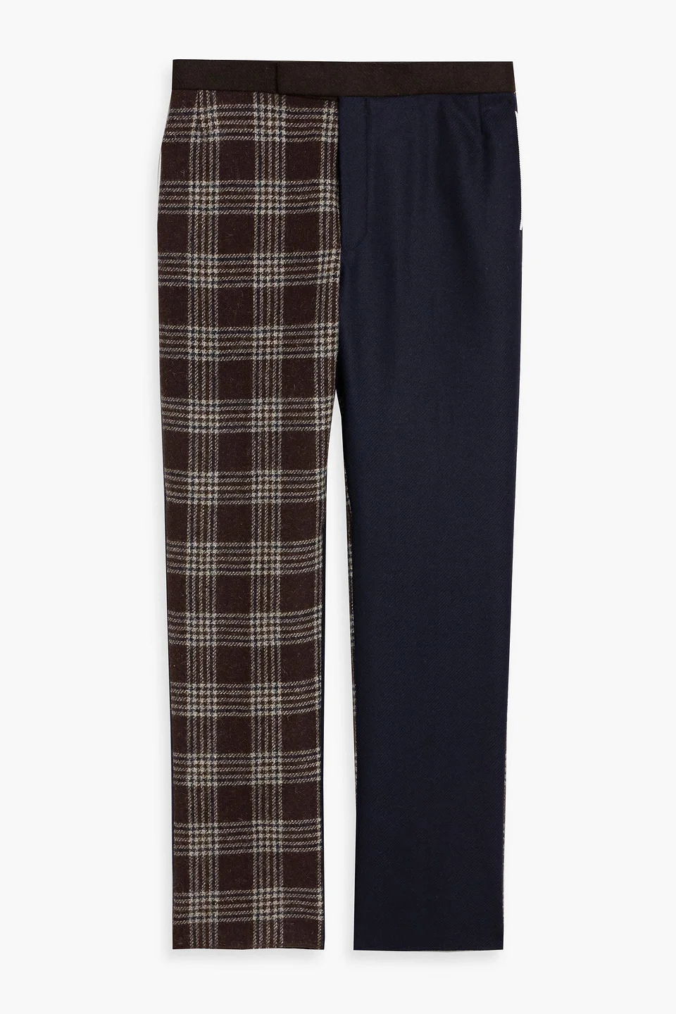 Prince of Wales checked wool-tweed pants - 1
