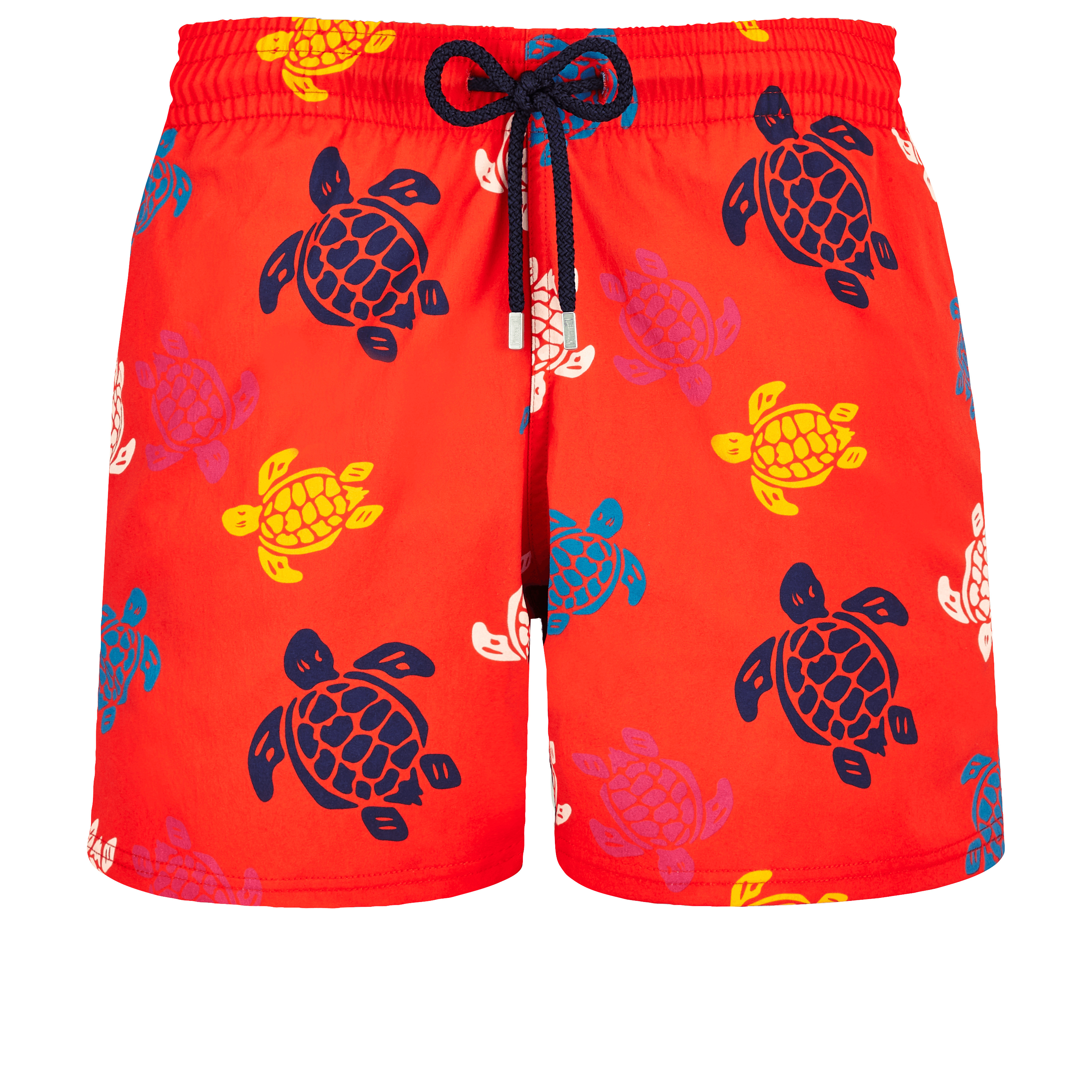 Men Stretch Swim Trunks Ronde des Tortues Multicolores - 1