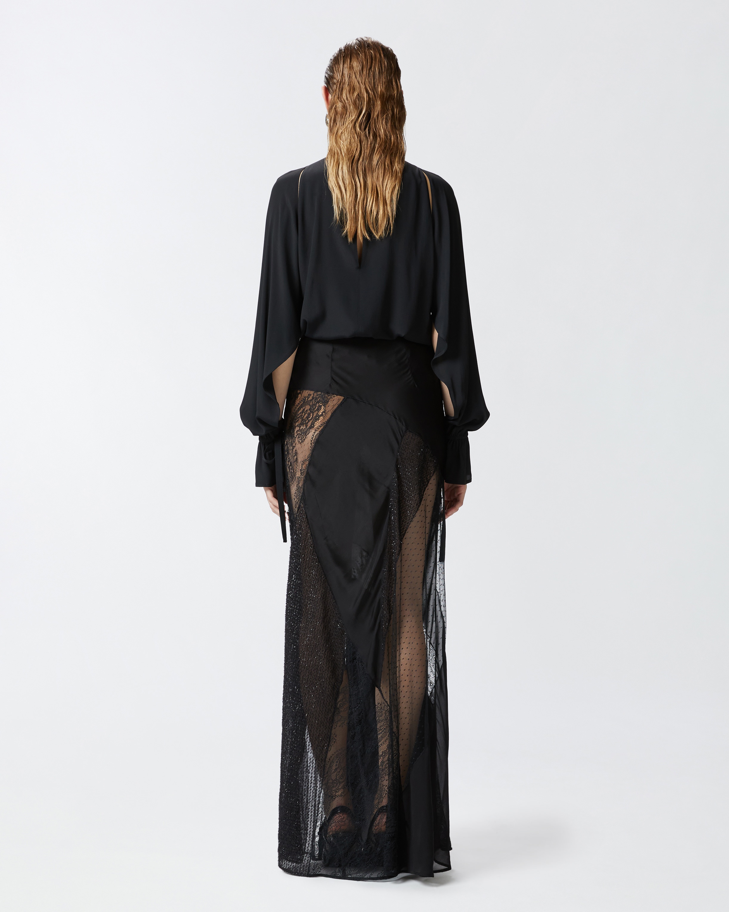 ELEGANT PATCHWORK SKIRT - 4