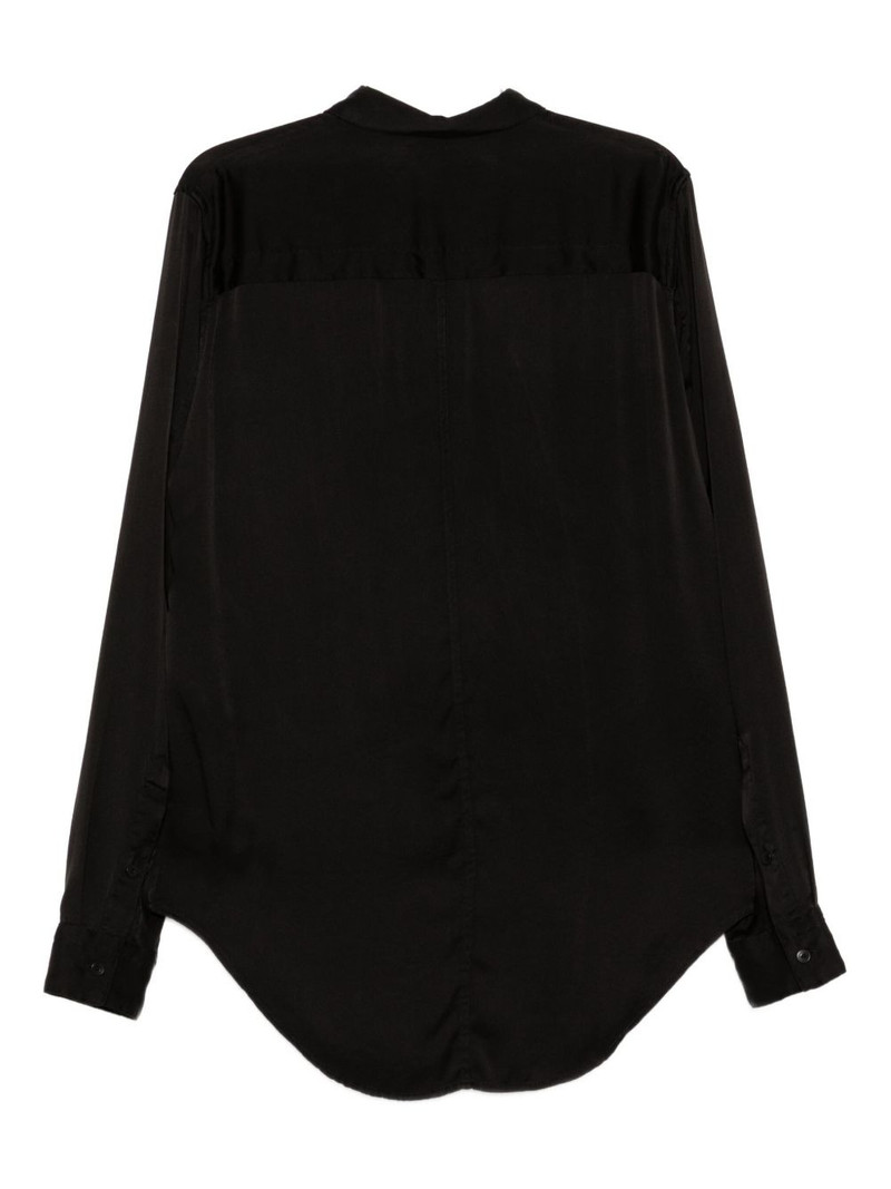 Julius curved-hem shirt outlook