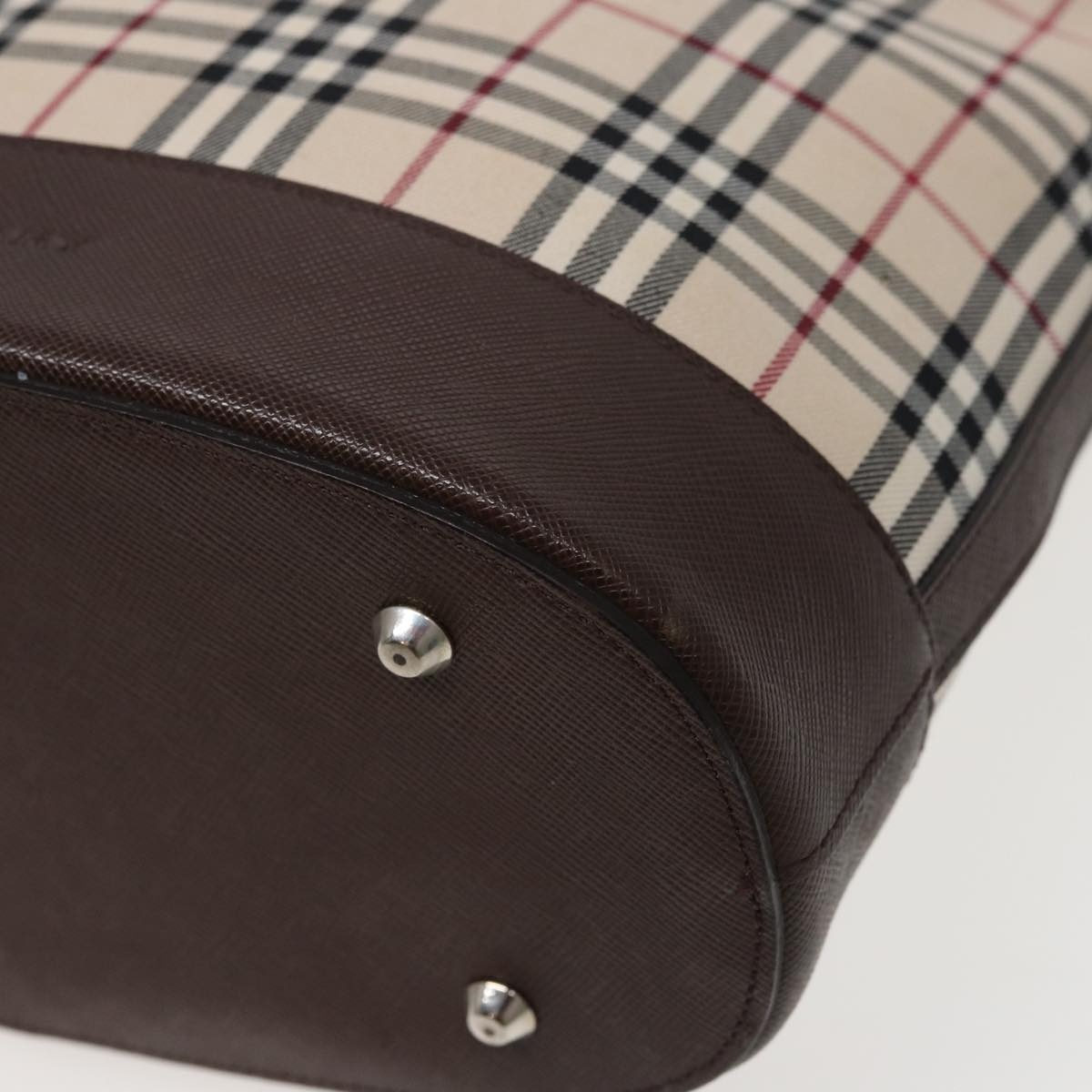 Burberry Nova Check Tote Bag Canvas Beige - 10